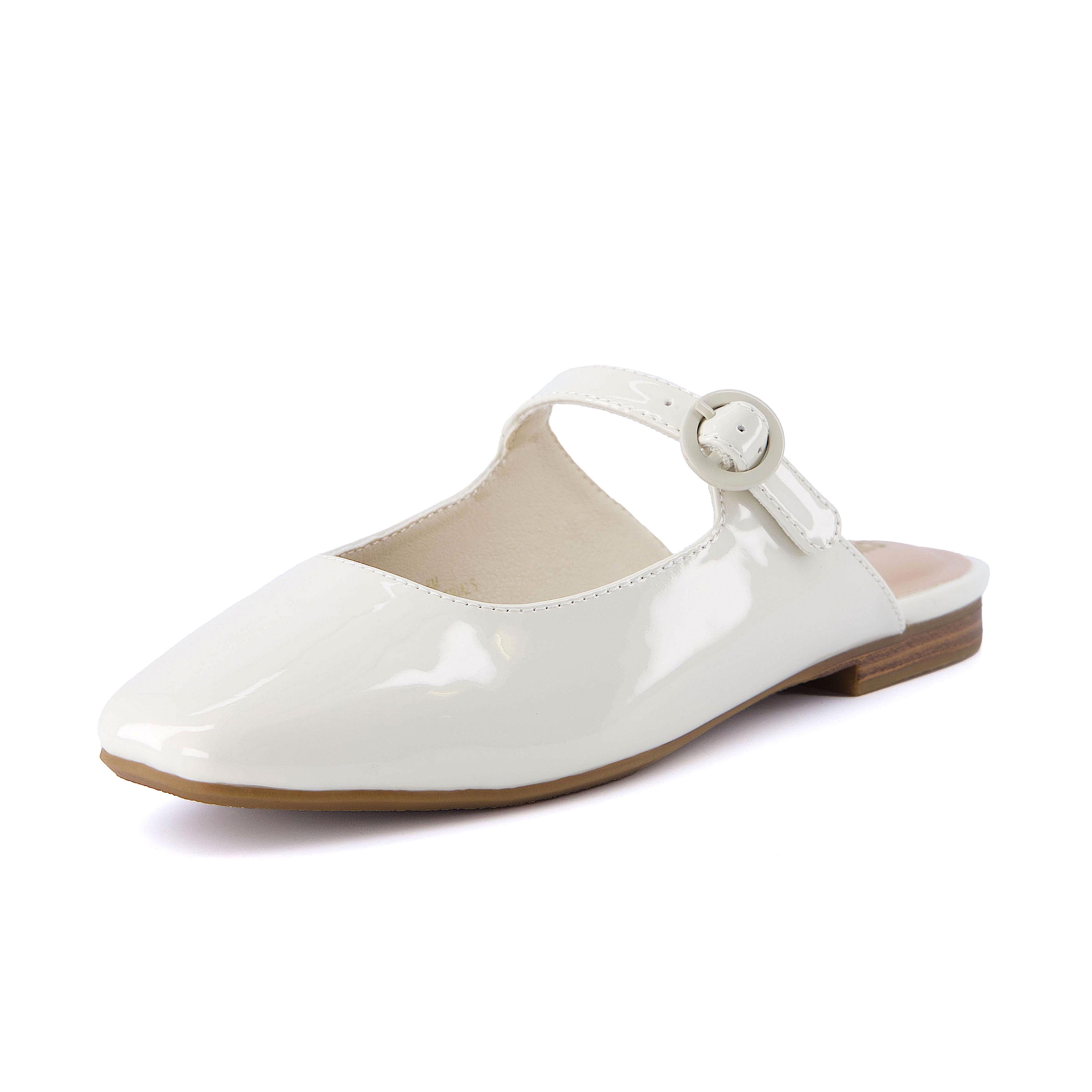 Jackpot Mary Jane Mule Ivory