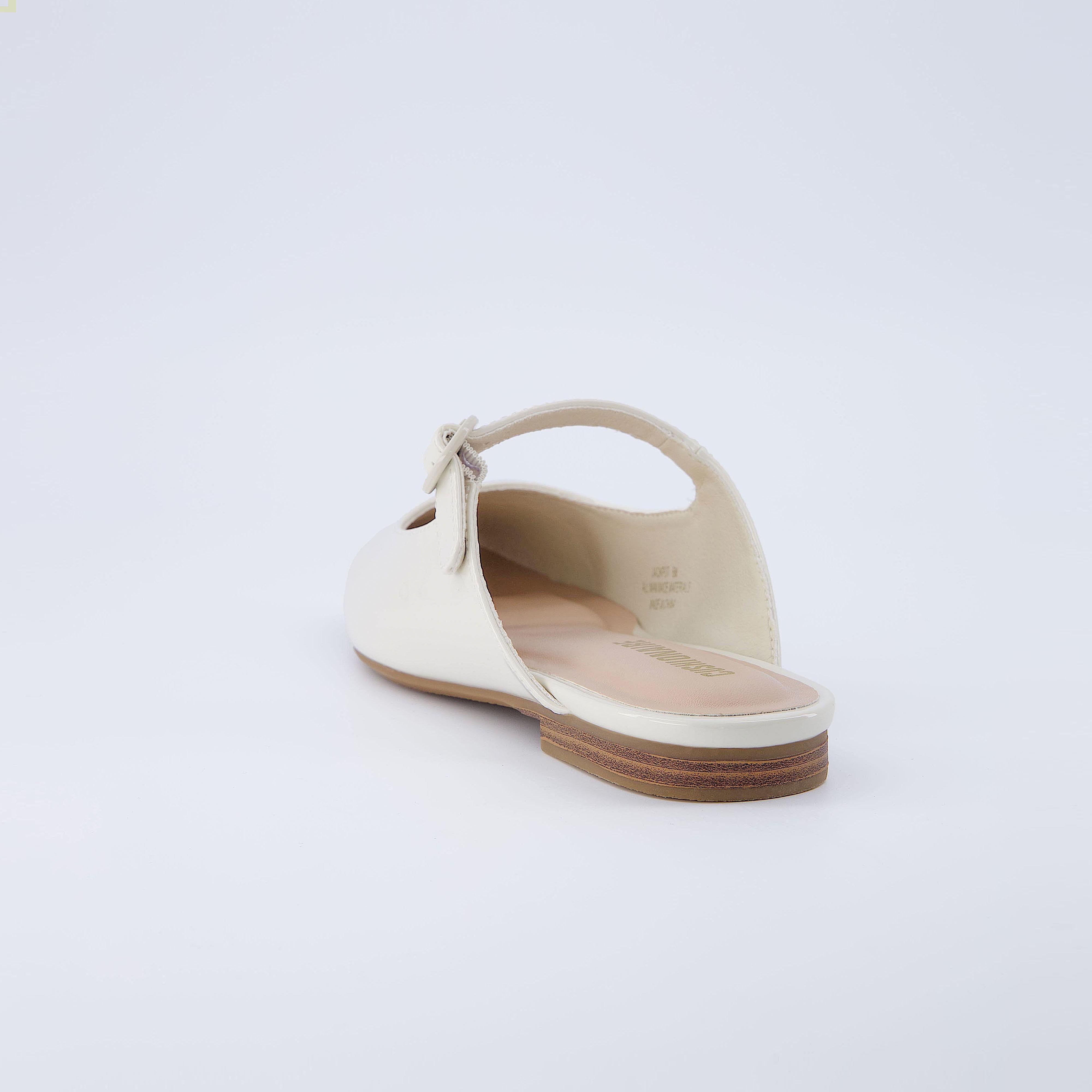 Jackpot Mary Jane Mule Ivory