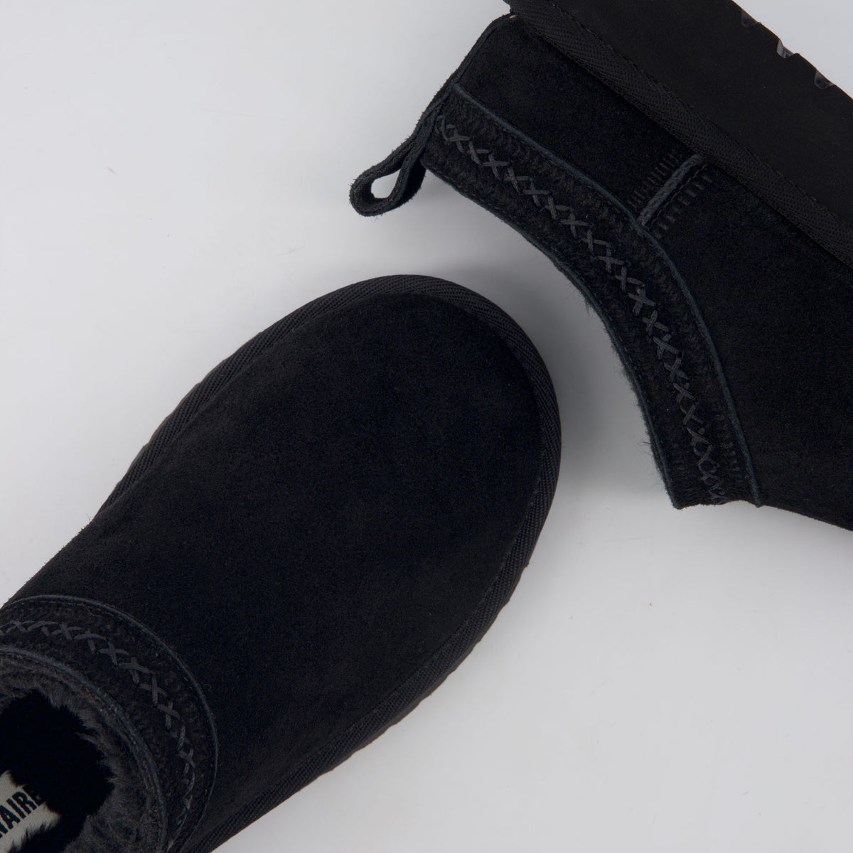 Jasper Cozy Womens Slippers Black