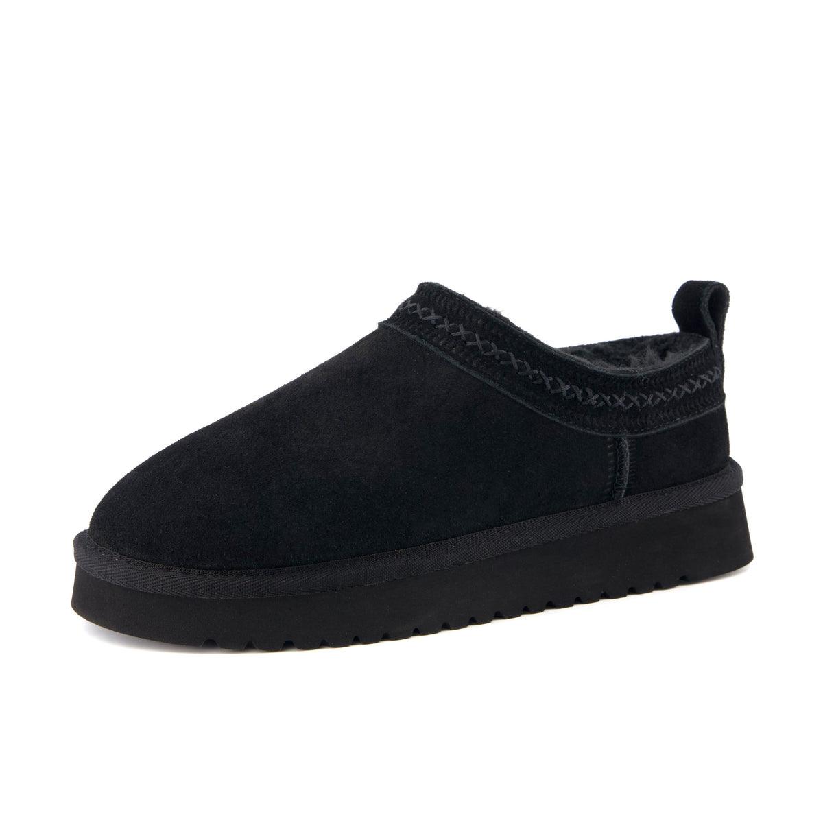 Jasper Cozy Womens Slippers Black