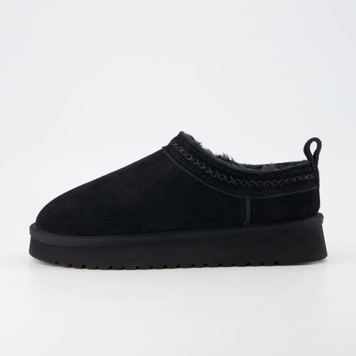Jasper Cozy Womens Slippers Black