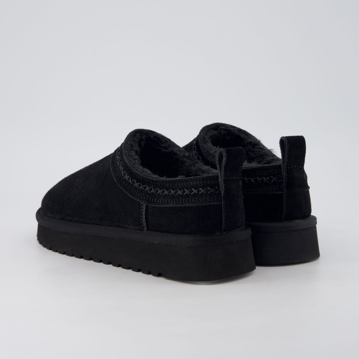 Jasper Cozy Womens Slippers Black
