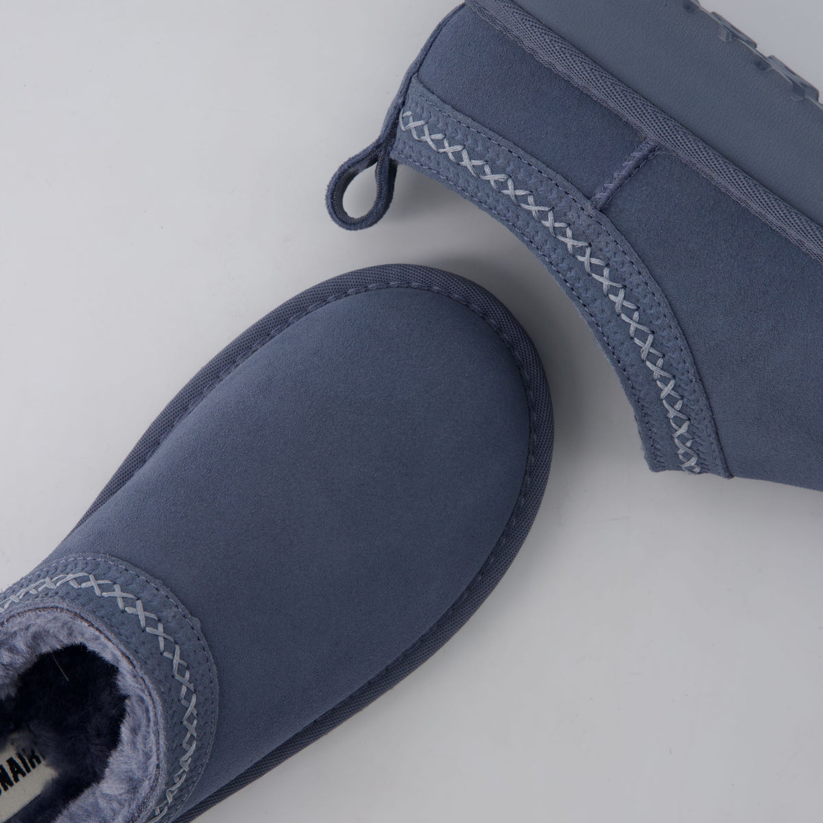 Jasper Cozy Womens Slippers Blue