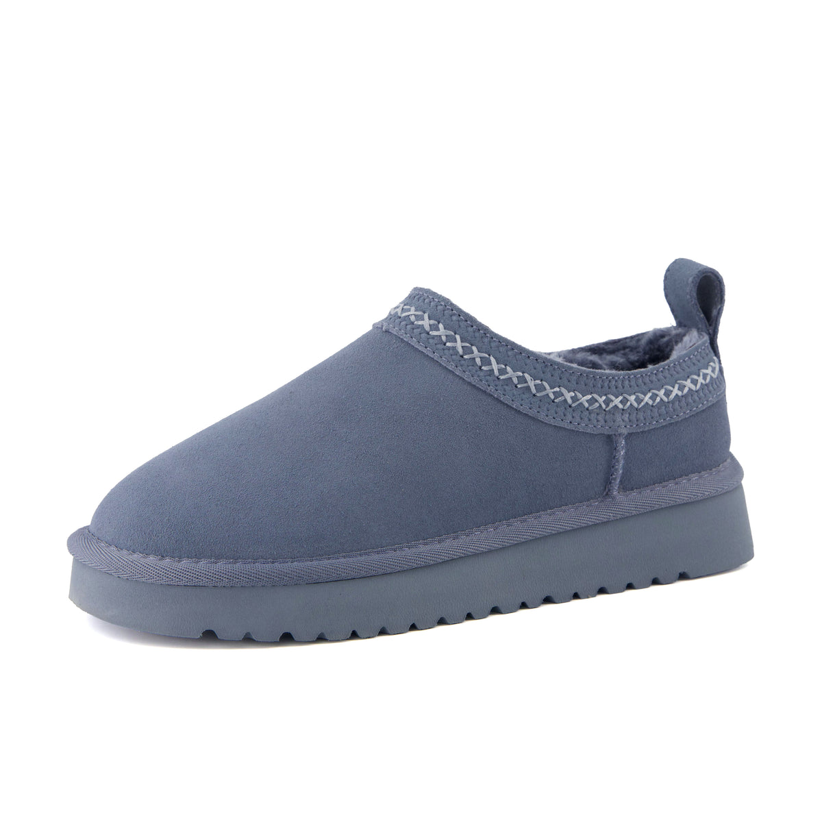 Jasper Cozy Womens Slippers Blue