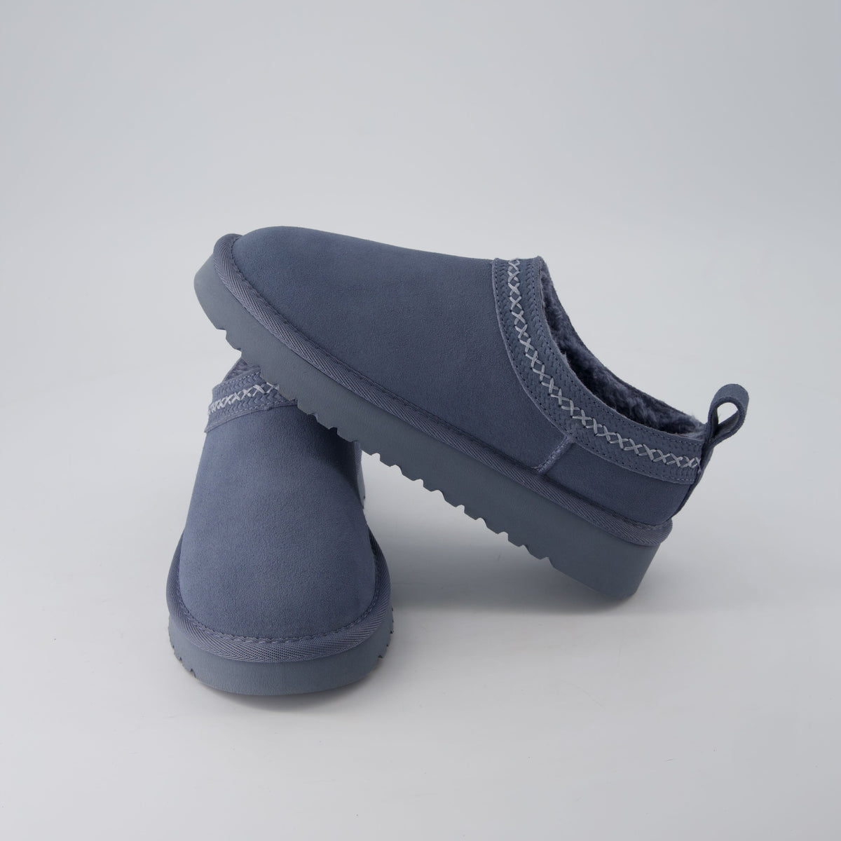 Jasper Cozy Womens Slippers Blue