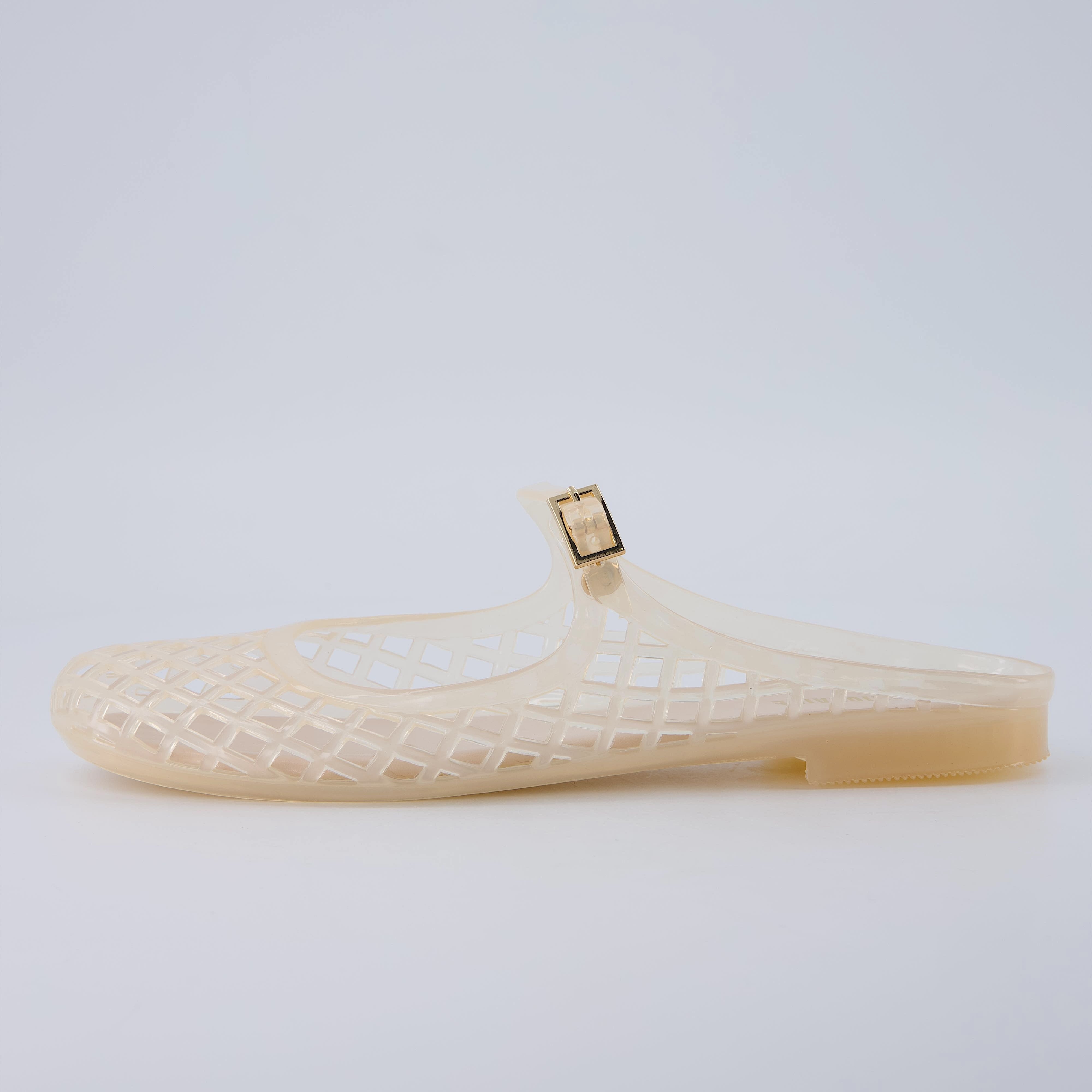 Bells Flats Java Flats Cushionaire Java Casual Womens Jelly Flats with Adjustable Strap ...