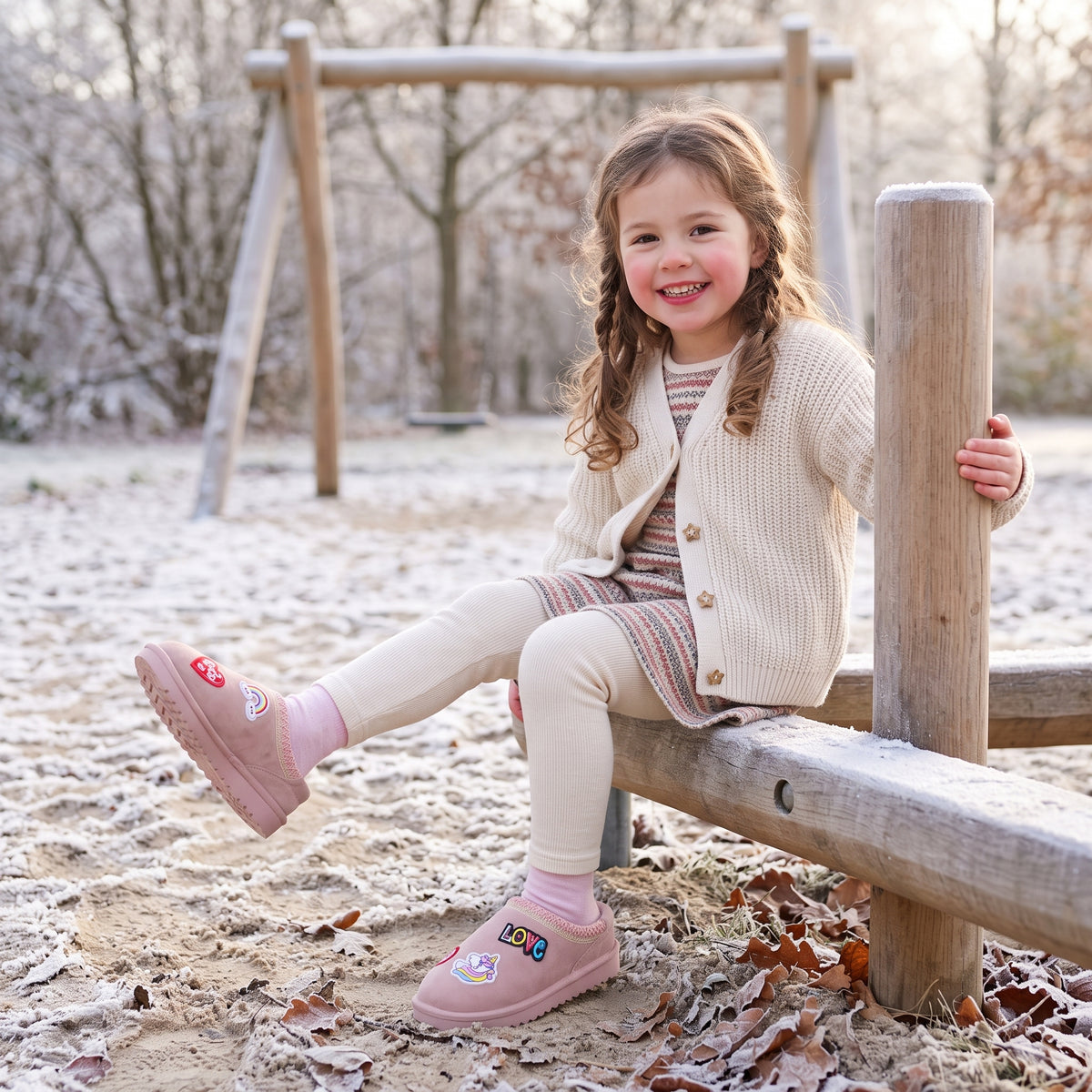 Keto-K Cozy Slipper Pink Embellish Medium