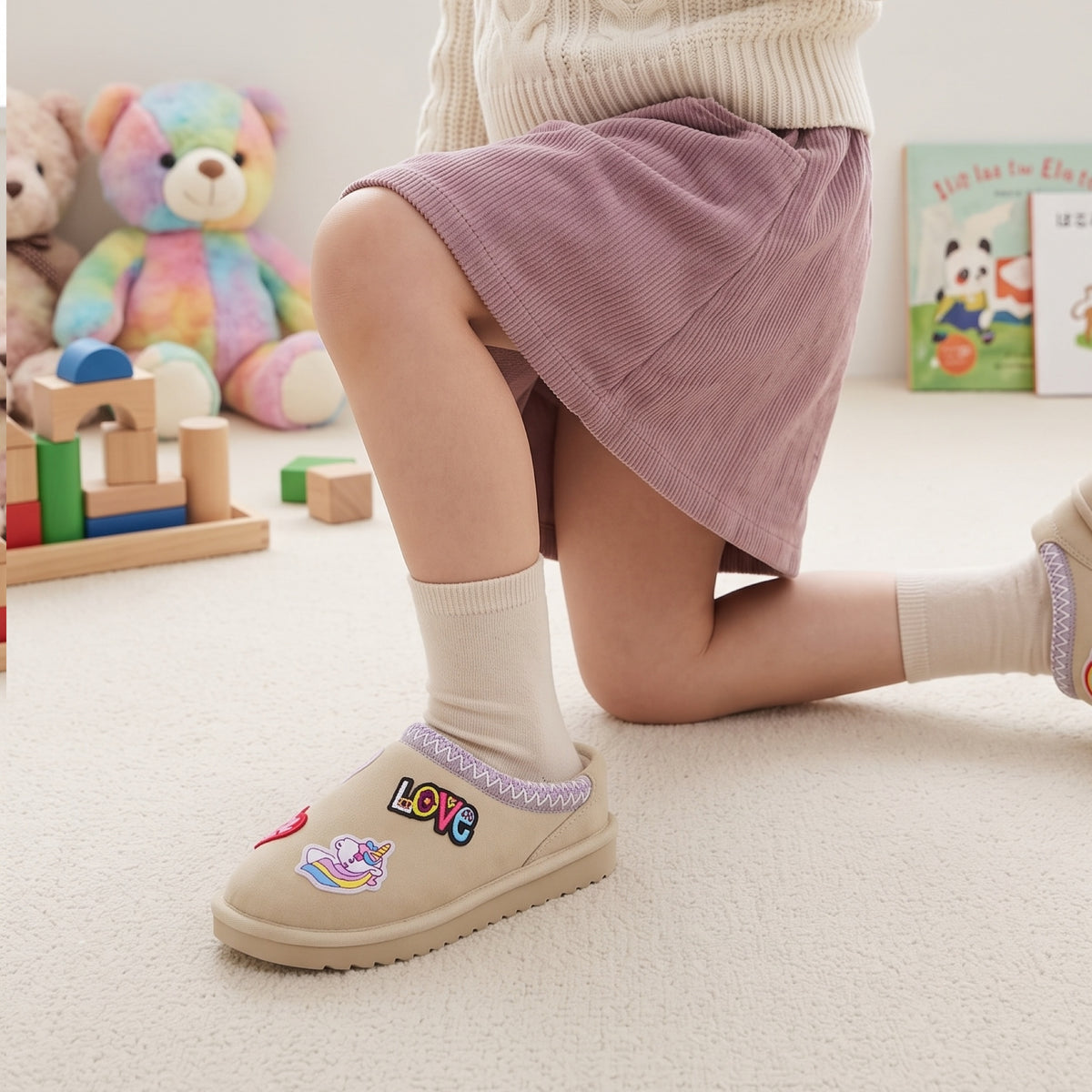 Keto-K Cozy Slipper Sand Embellish Medium