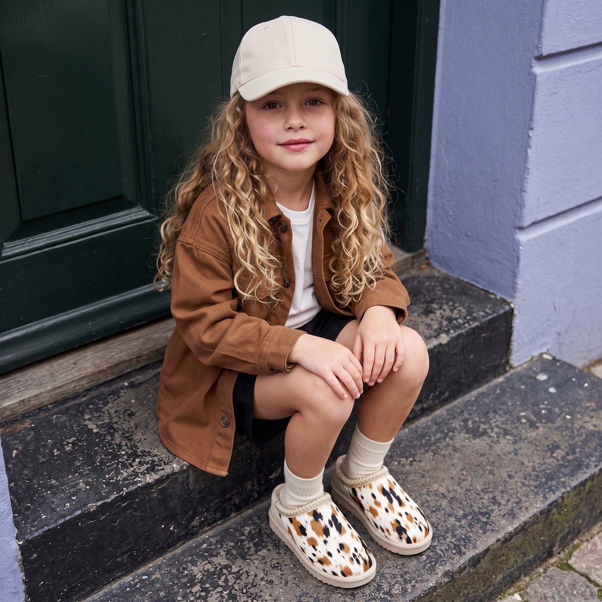 Keto-K Cozy Slipper Brown Spotted Medium