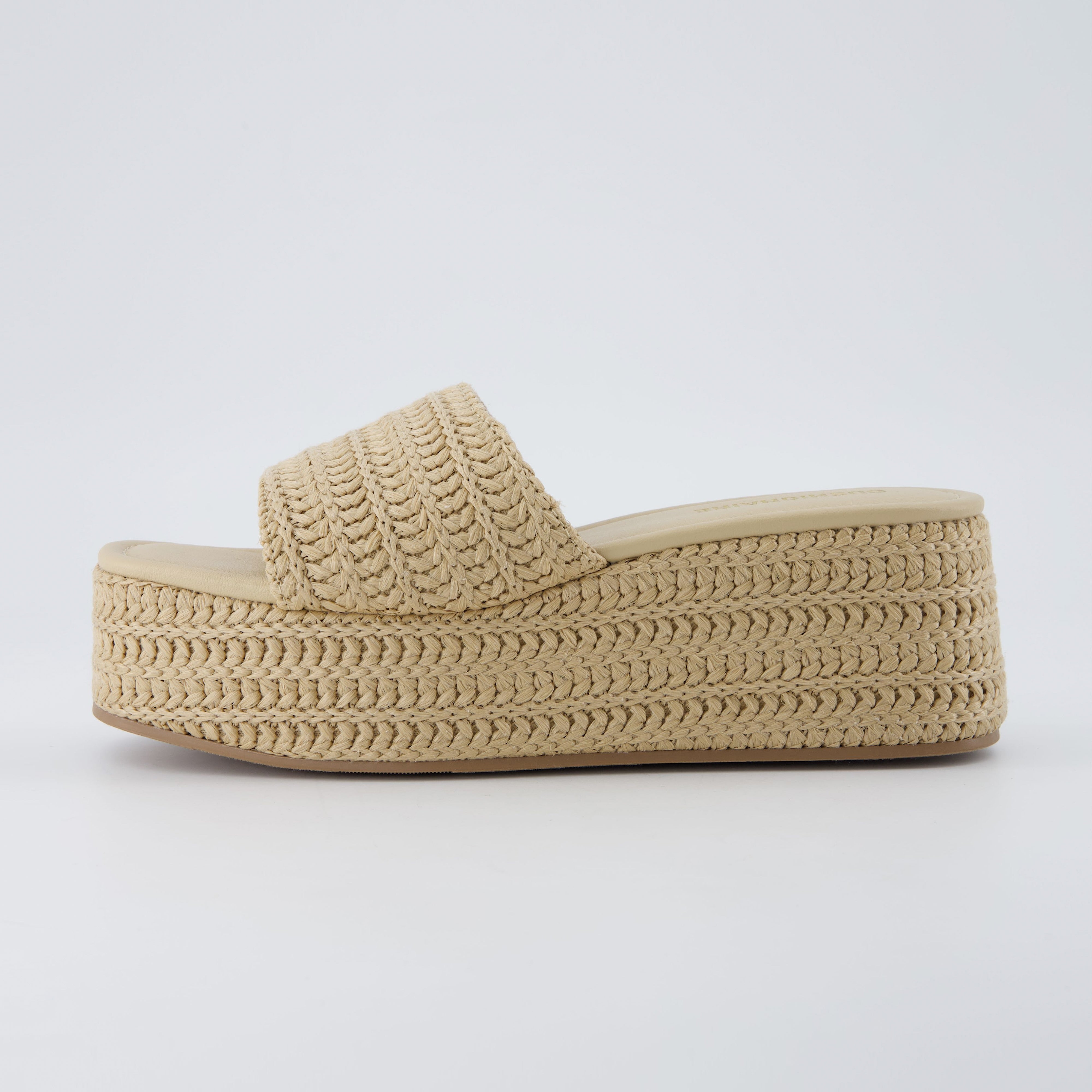 Carmen Platform Sandals Natural