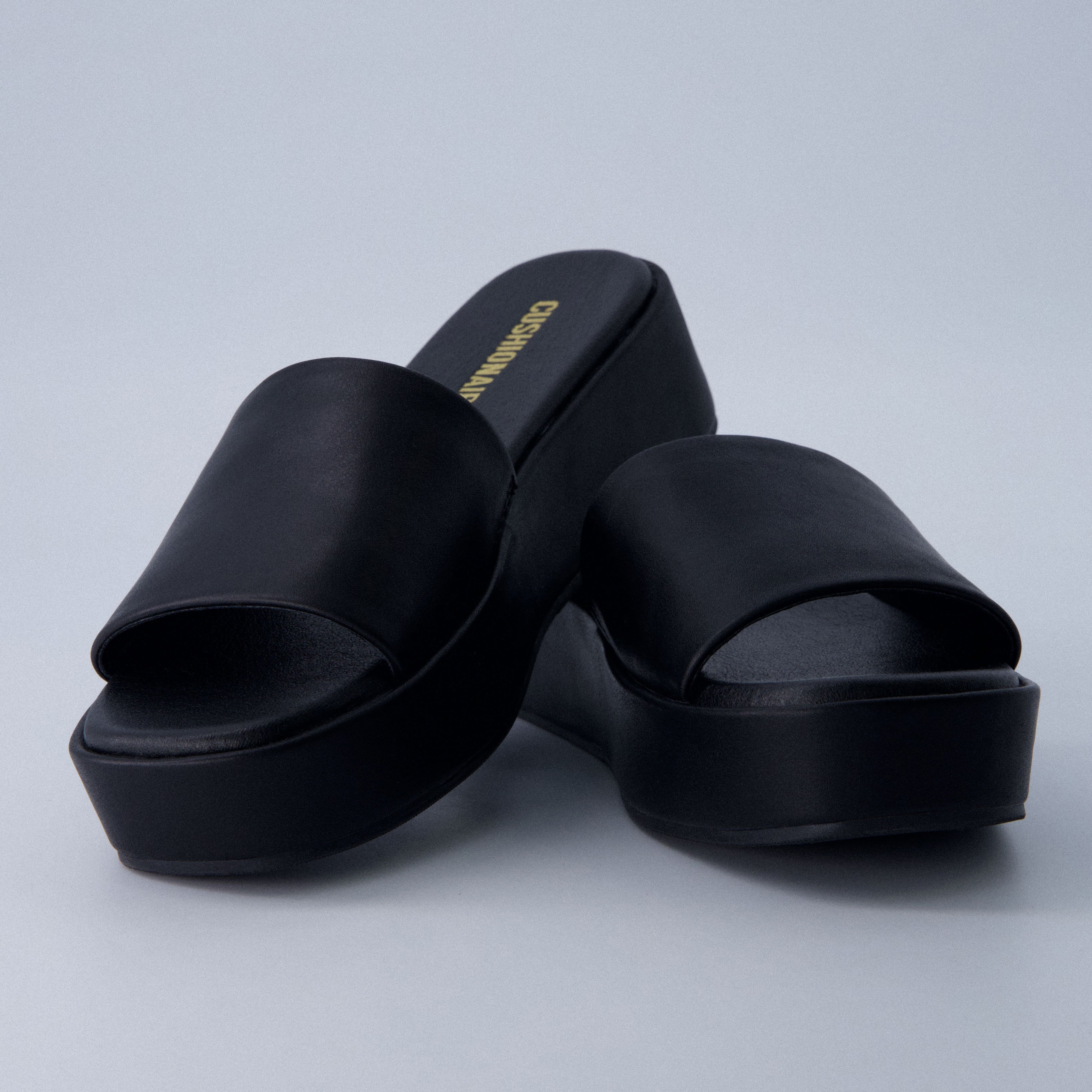 Kudos Platform Sandal Black