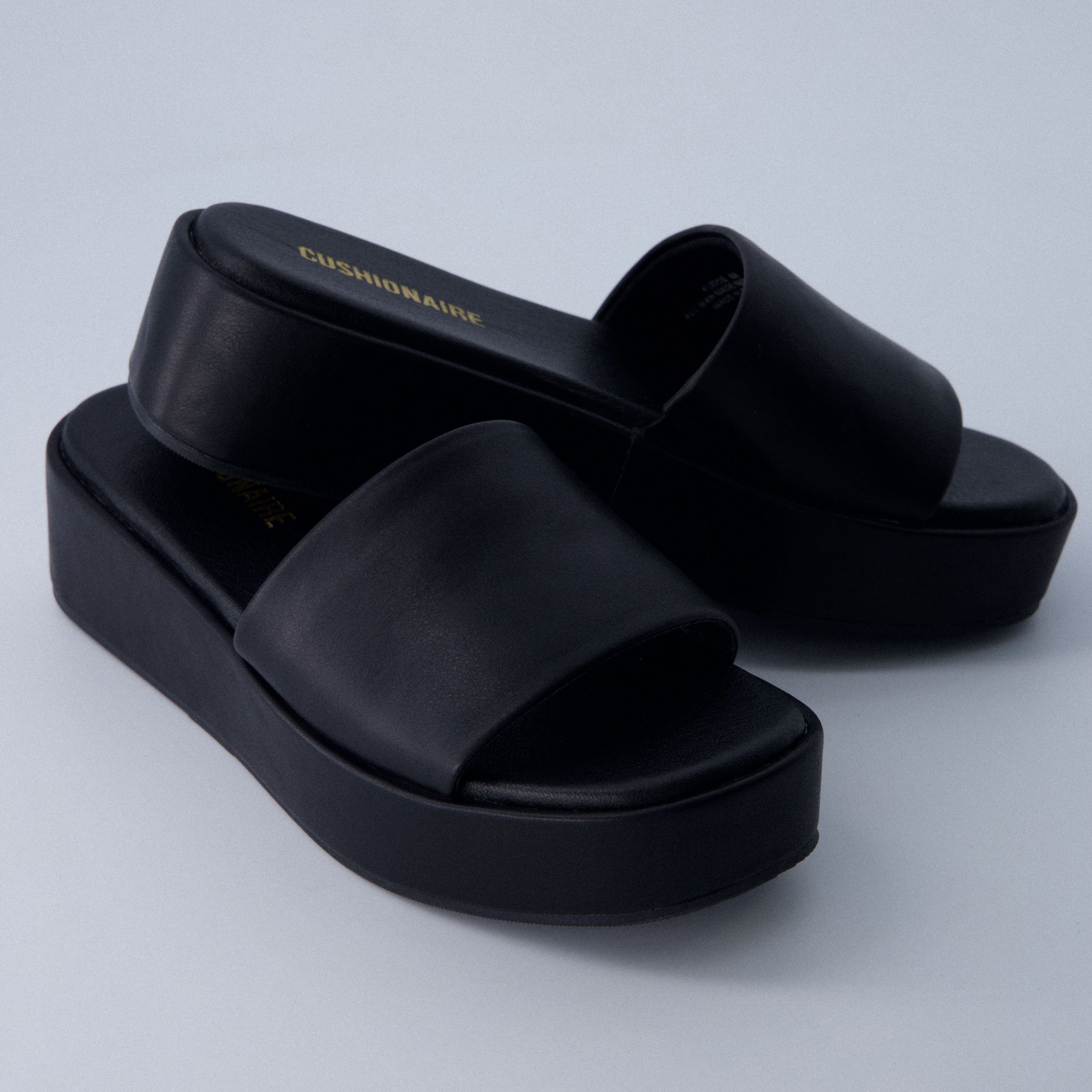 Kudos Platform Sandal Black