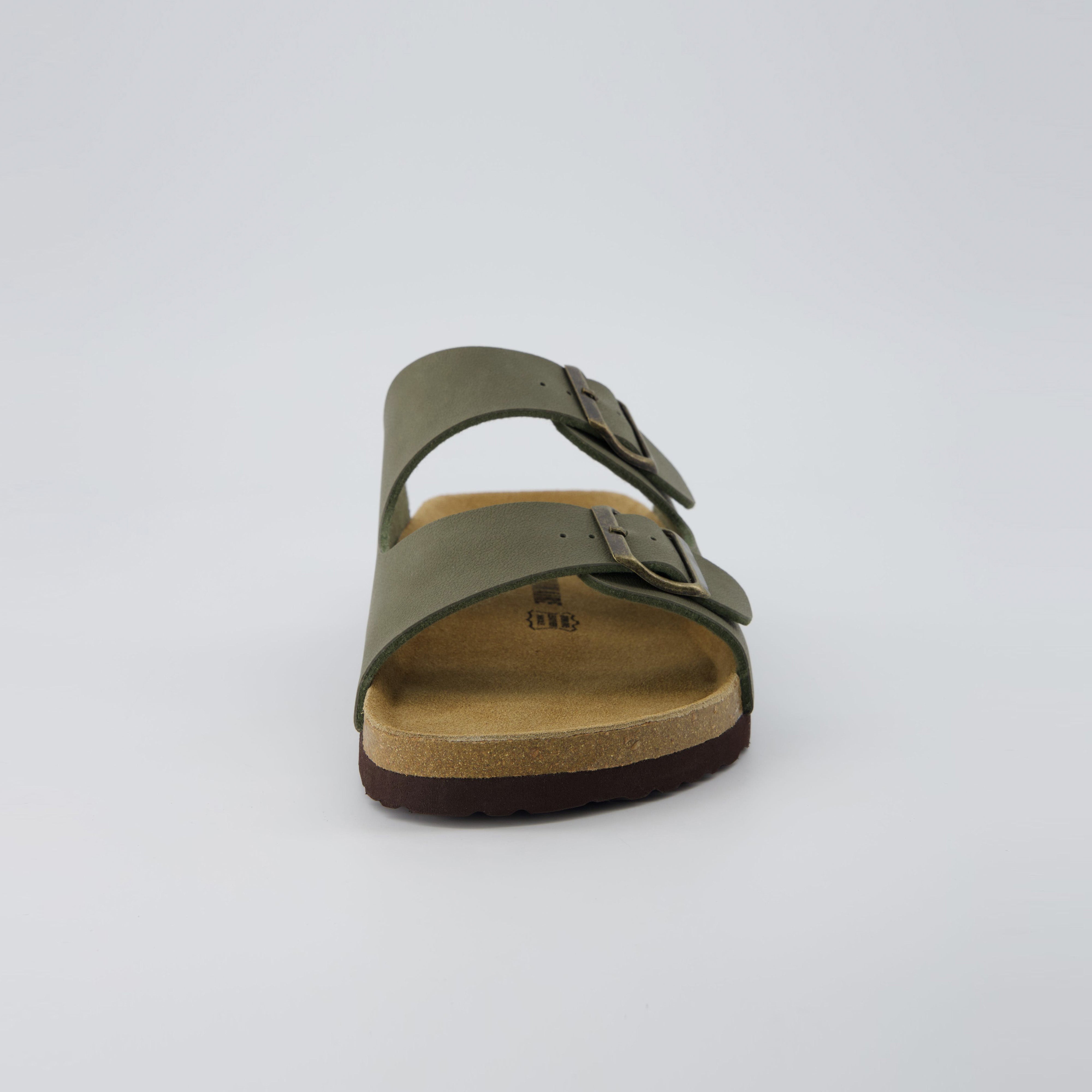 Lane Men's Cork Footbed Sandal Olive Medium