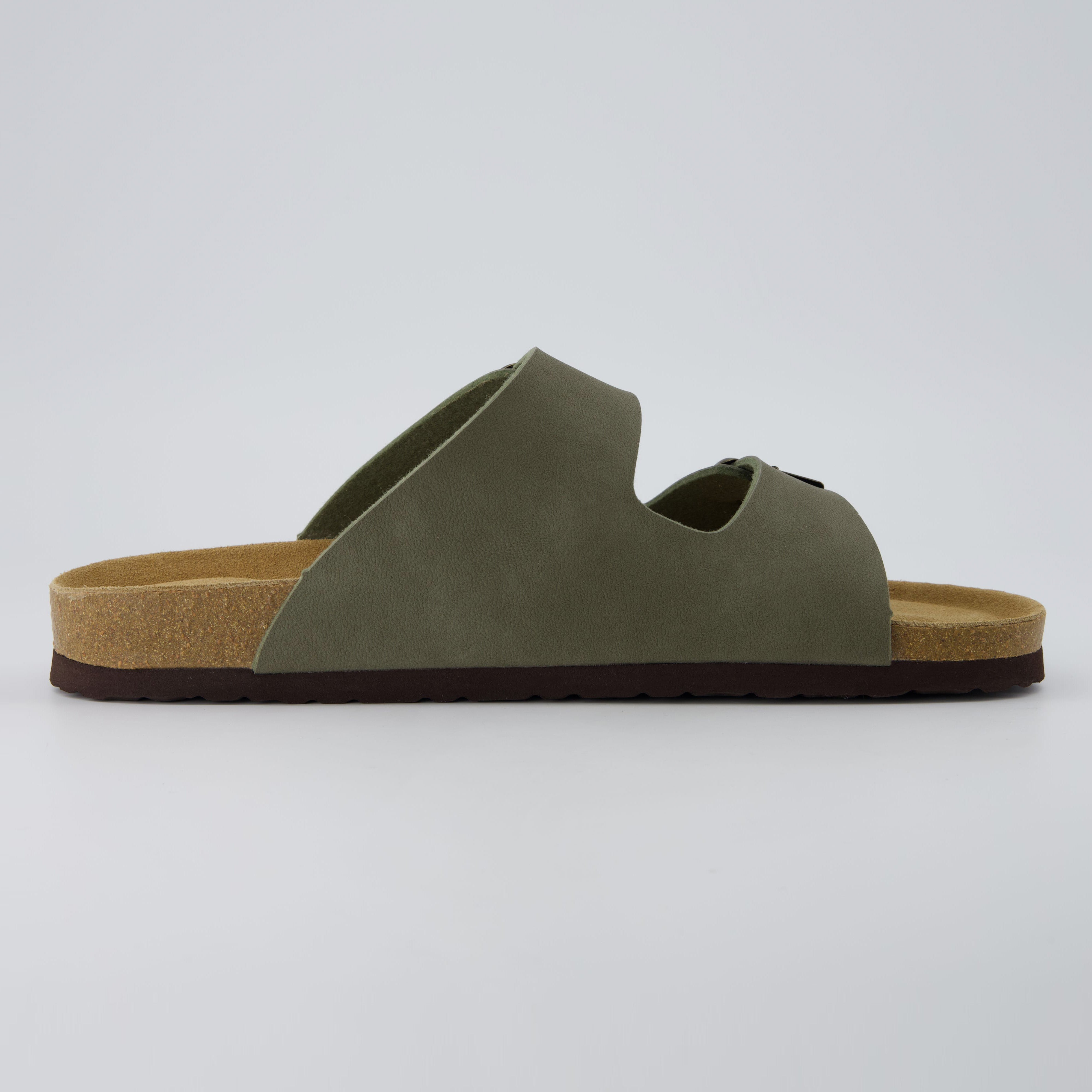 Lane Men's Cork Footbed Sandal Olive Medium