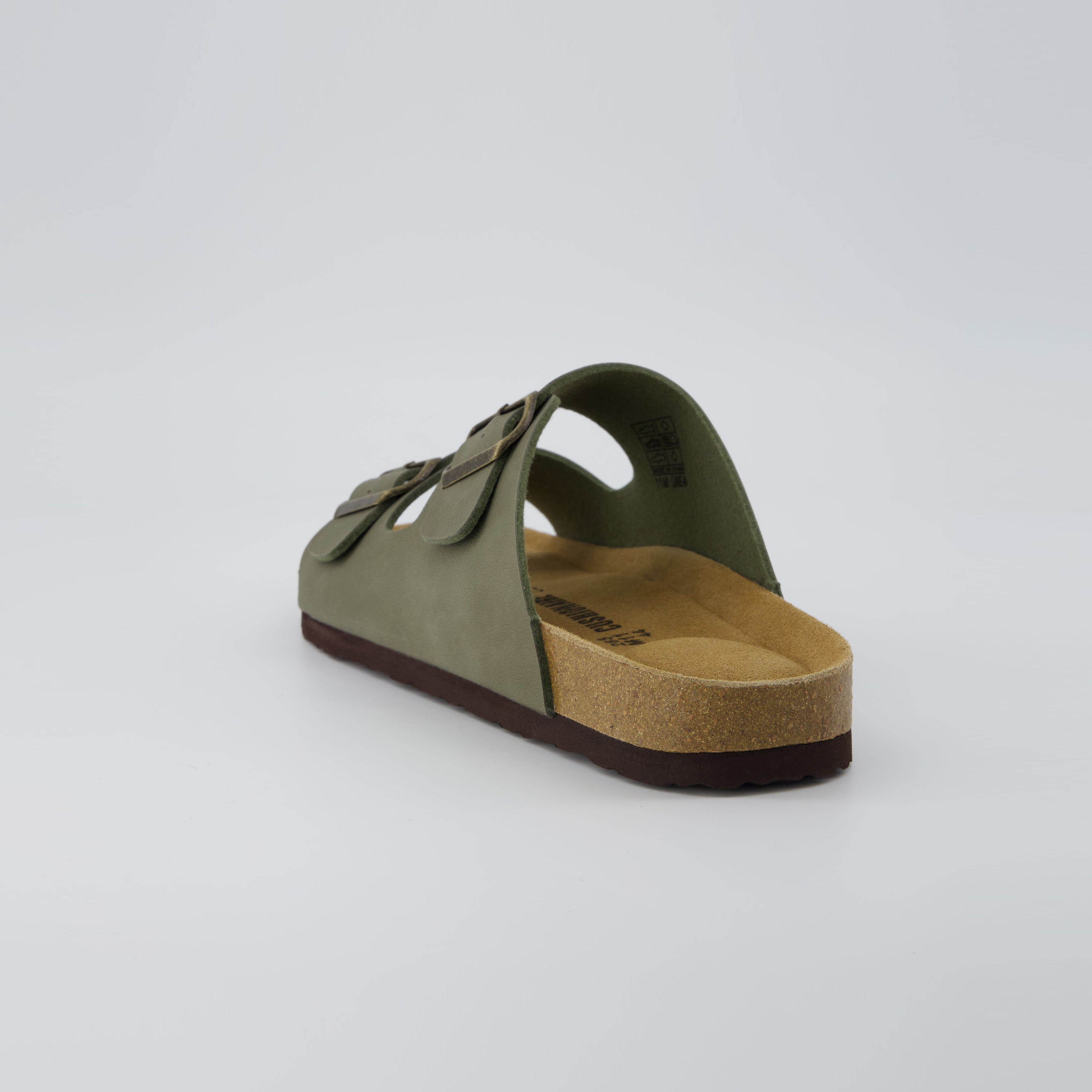 Lane Men's Cork Footbed Sandal Olive Medium