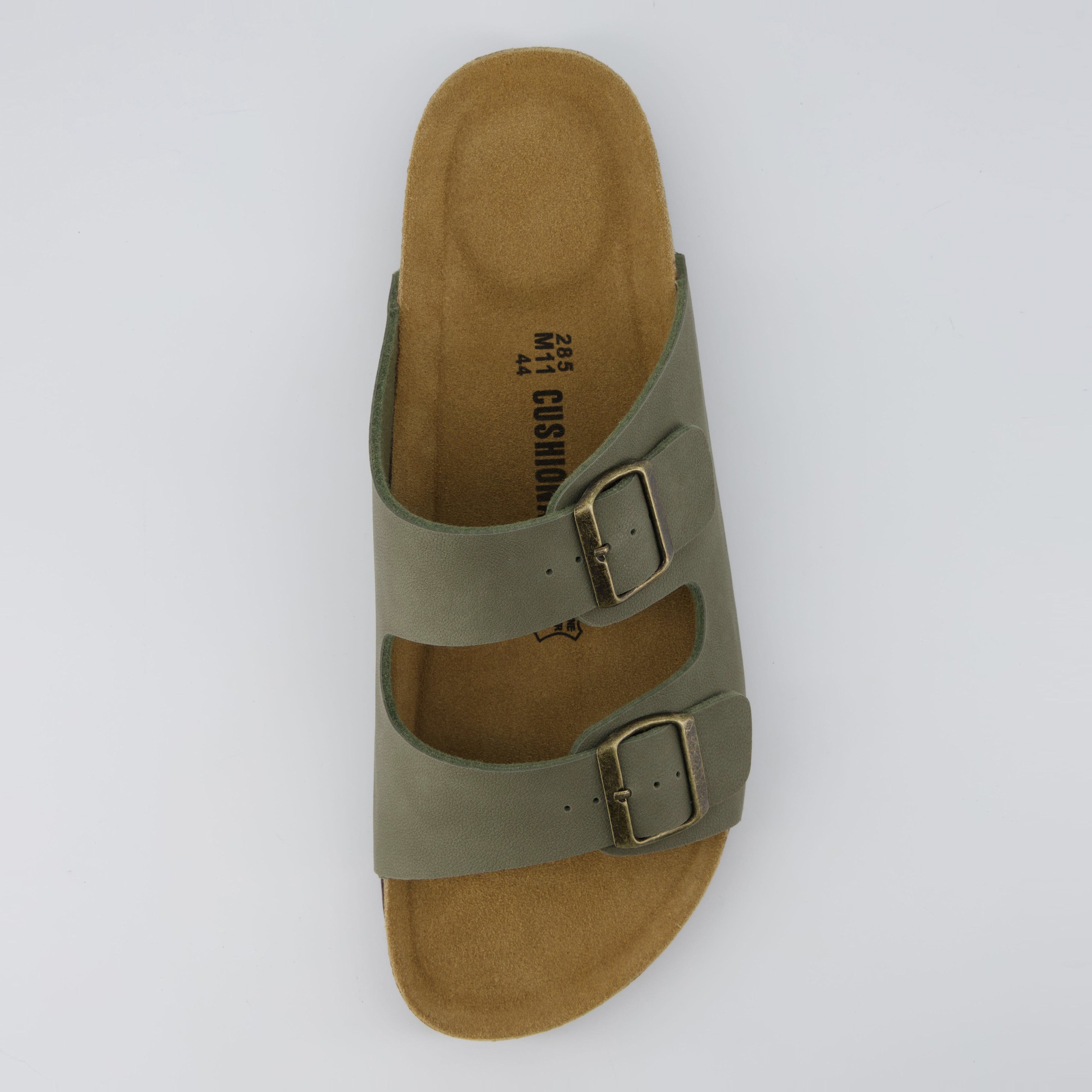 Lane Men's Cork Footbed Sandal Olive Medium
