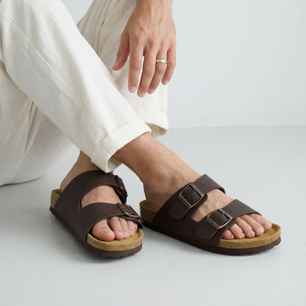 Lane Men's Cork Footbed Sandal Medium