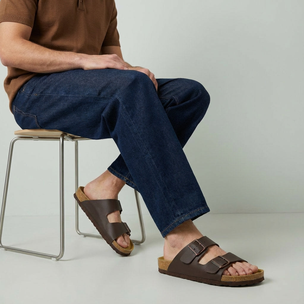 Lane Men's Cork Footbed Sandal Medium