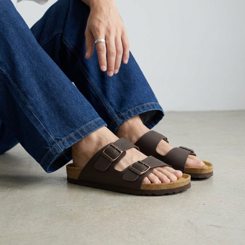 Lane Men's Cork Footbed Sandal Medium