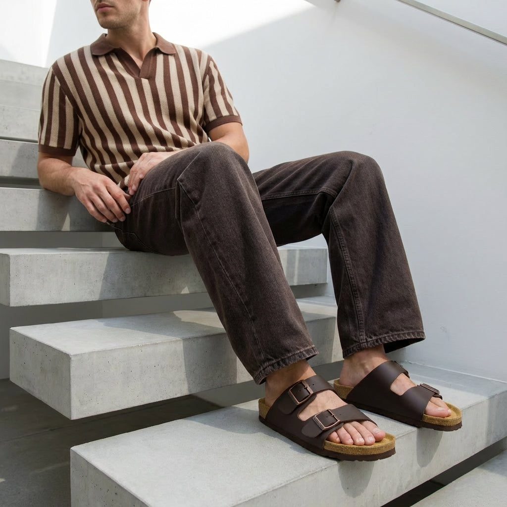Lane Men's Cork Footbed Sandal Medium