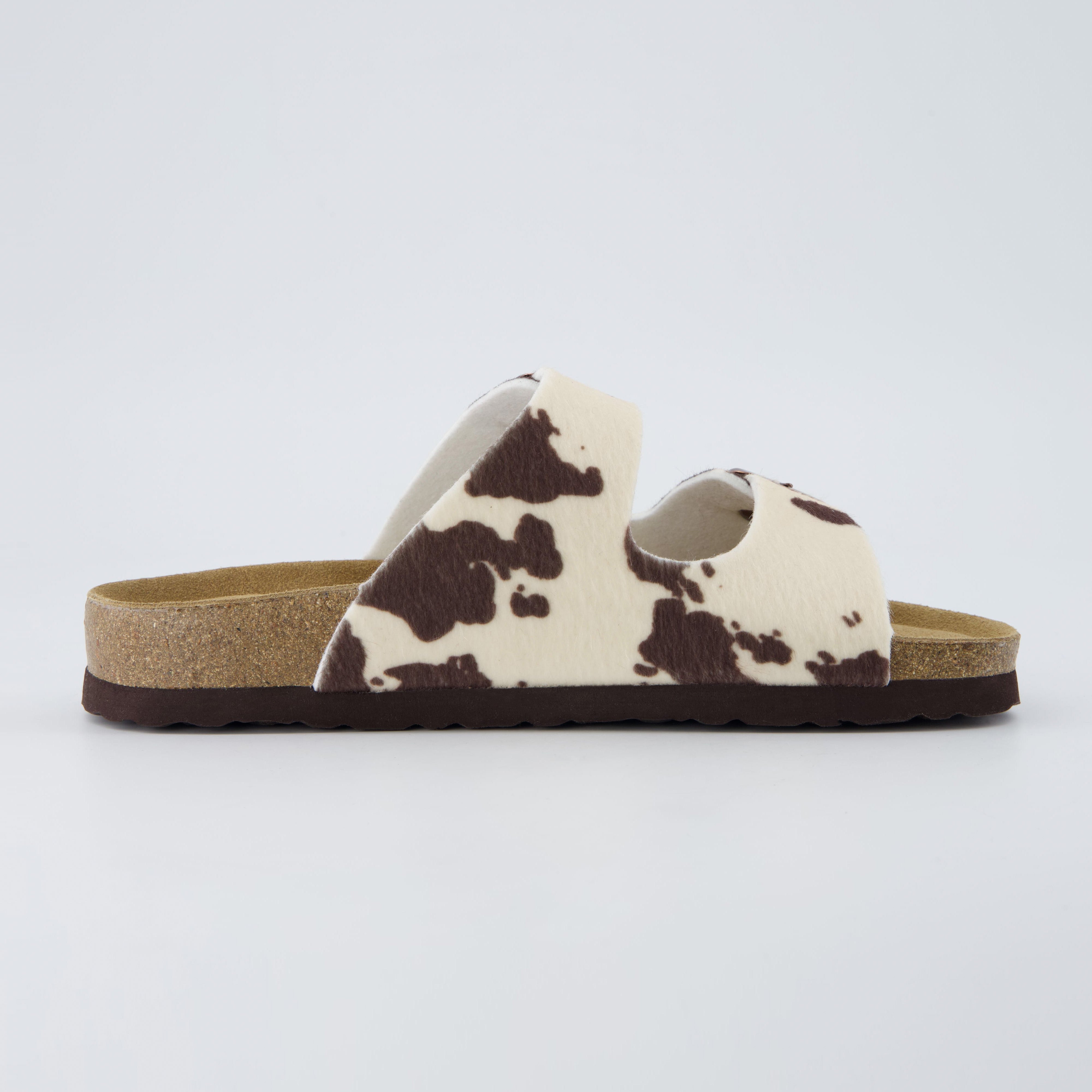 Lane Cork Footbed Sandal Brown Cow Medium