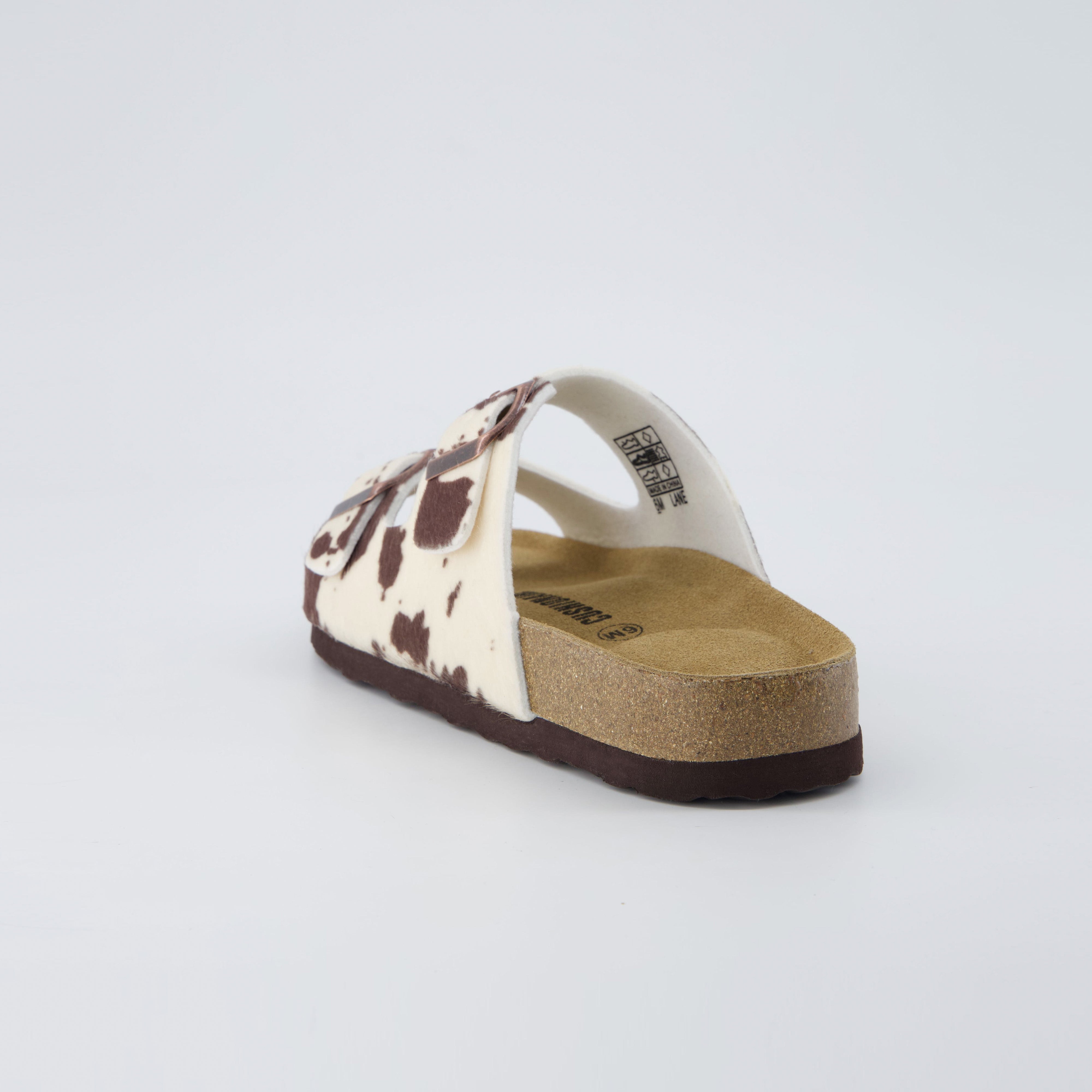 Lane Cork Footbed Sandal Brown Cow Medium