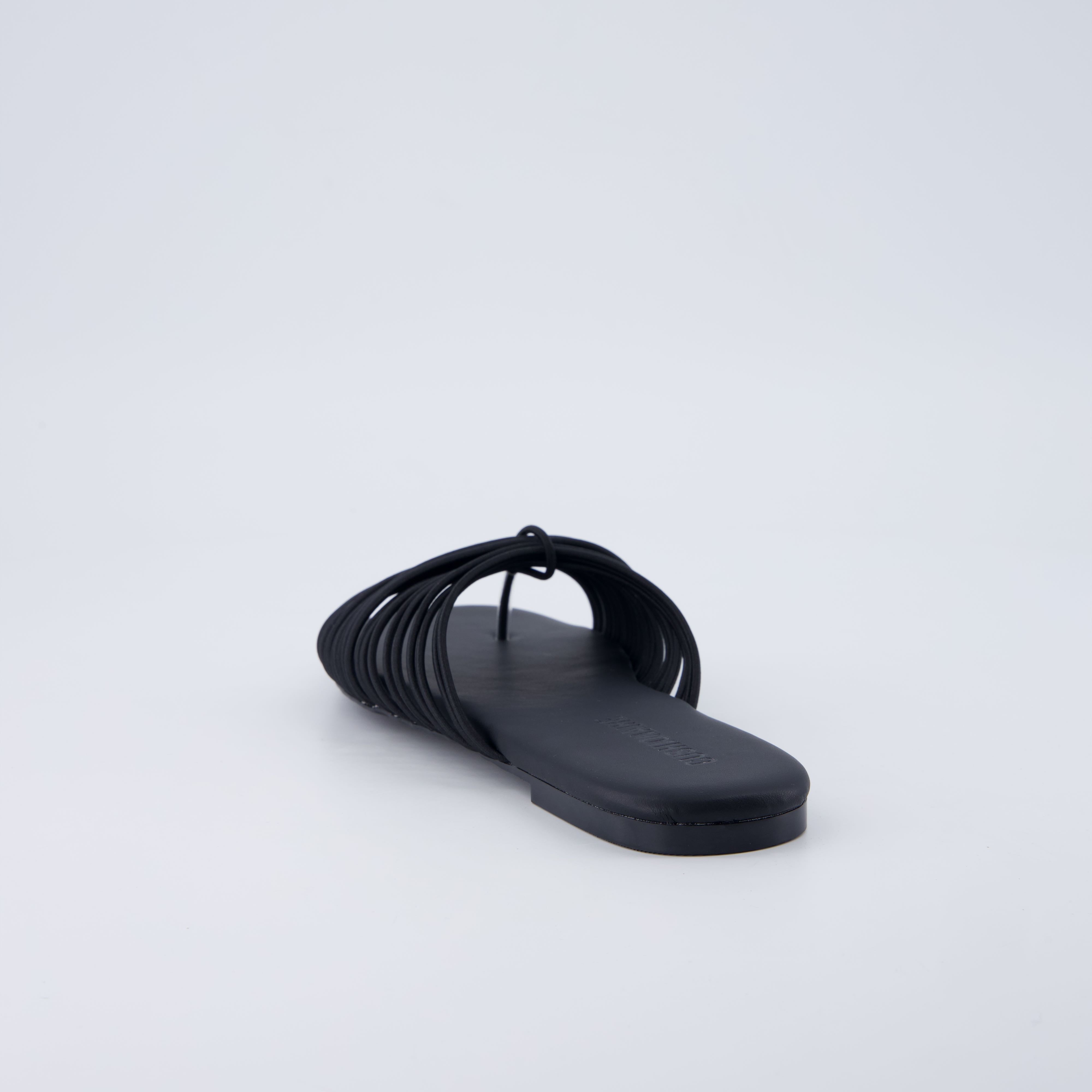 Lanky Strappy Sandals Black Medium