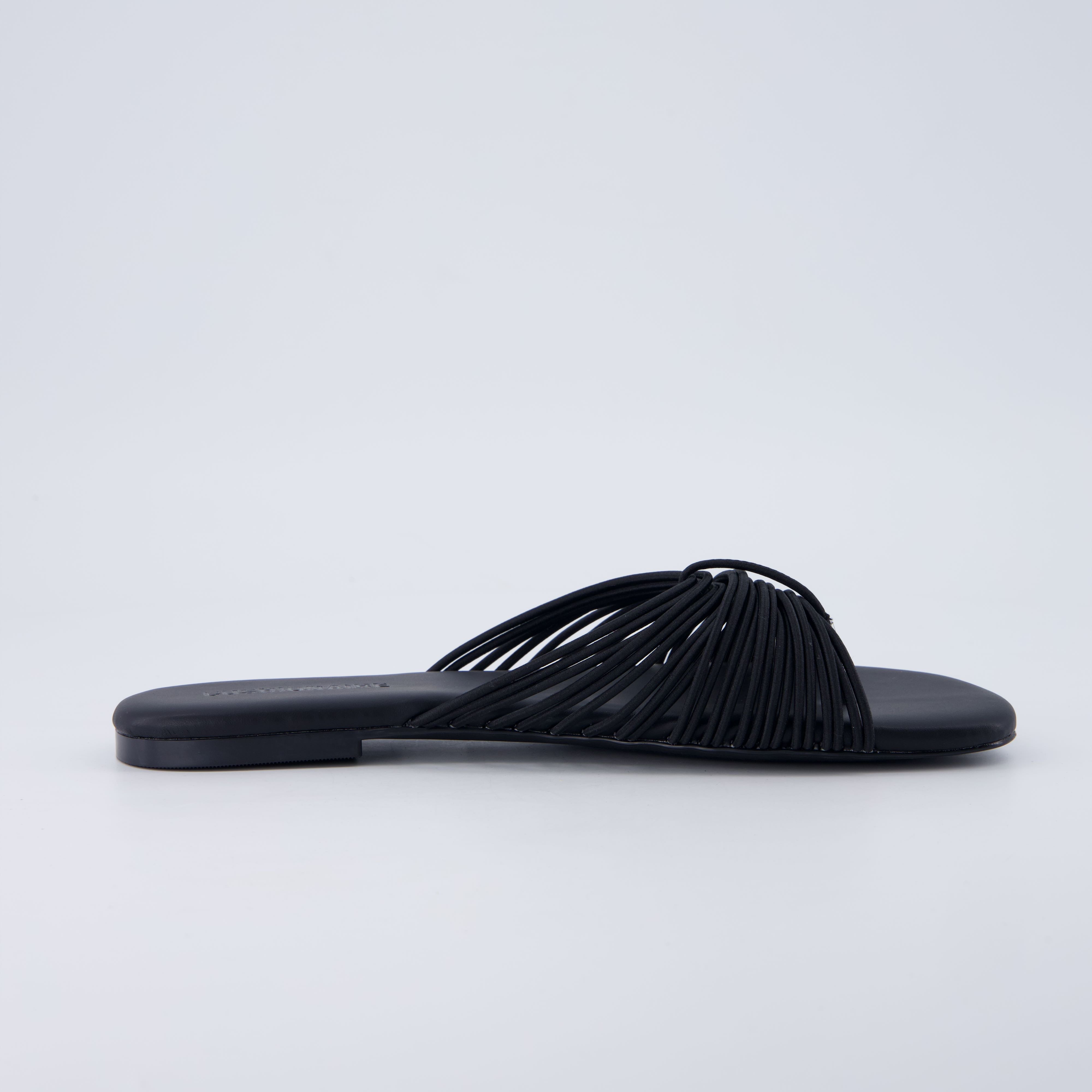 Lanky Strappy Sandals Black Medium