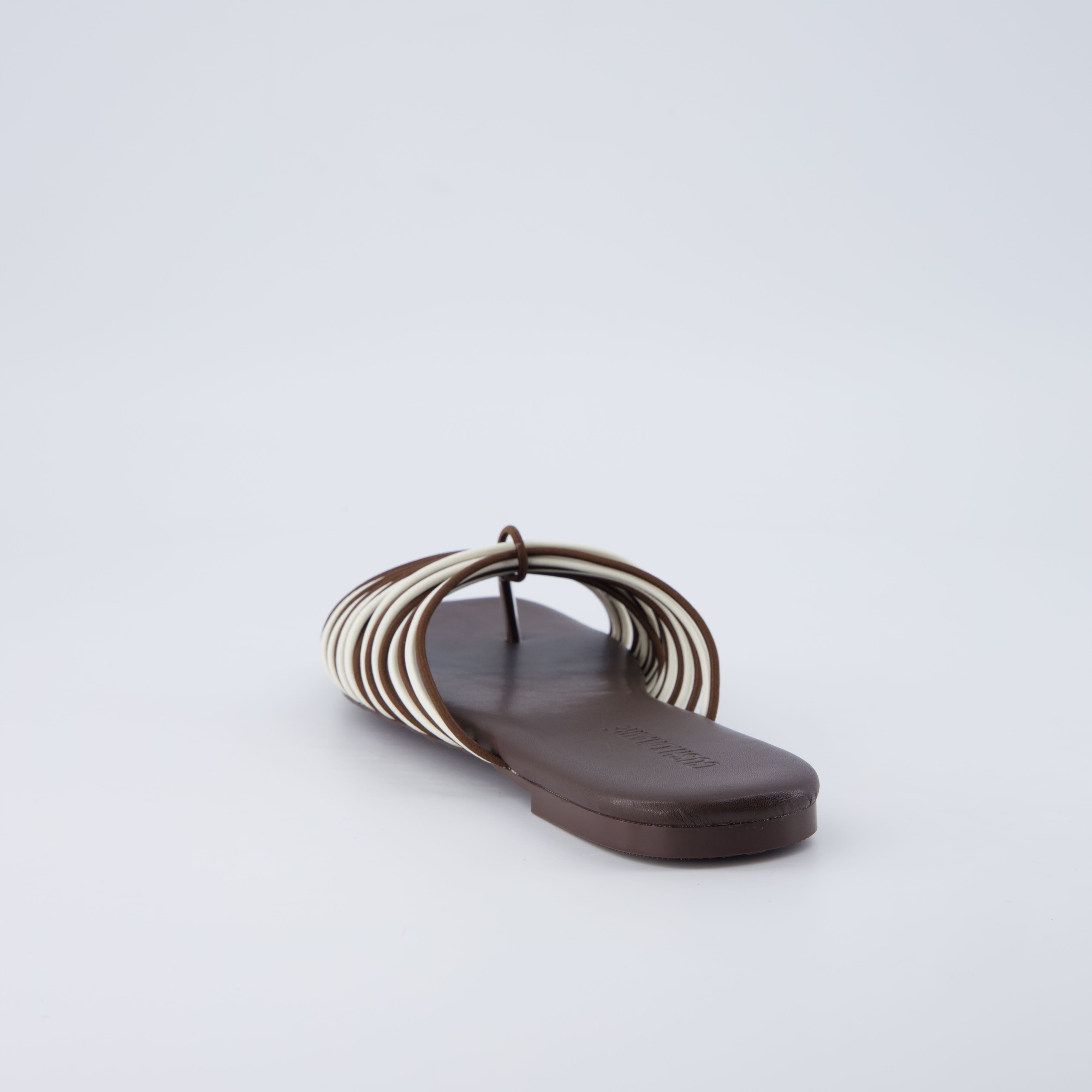 Lanky Strappy Sandals Brown Multi Medium