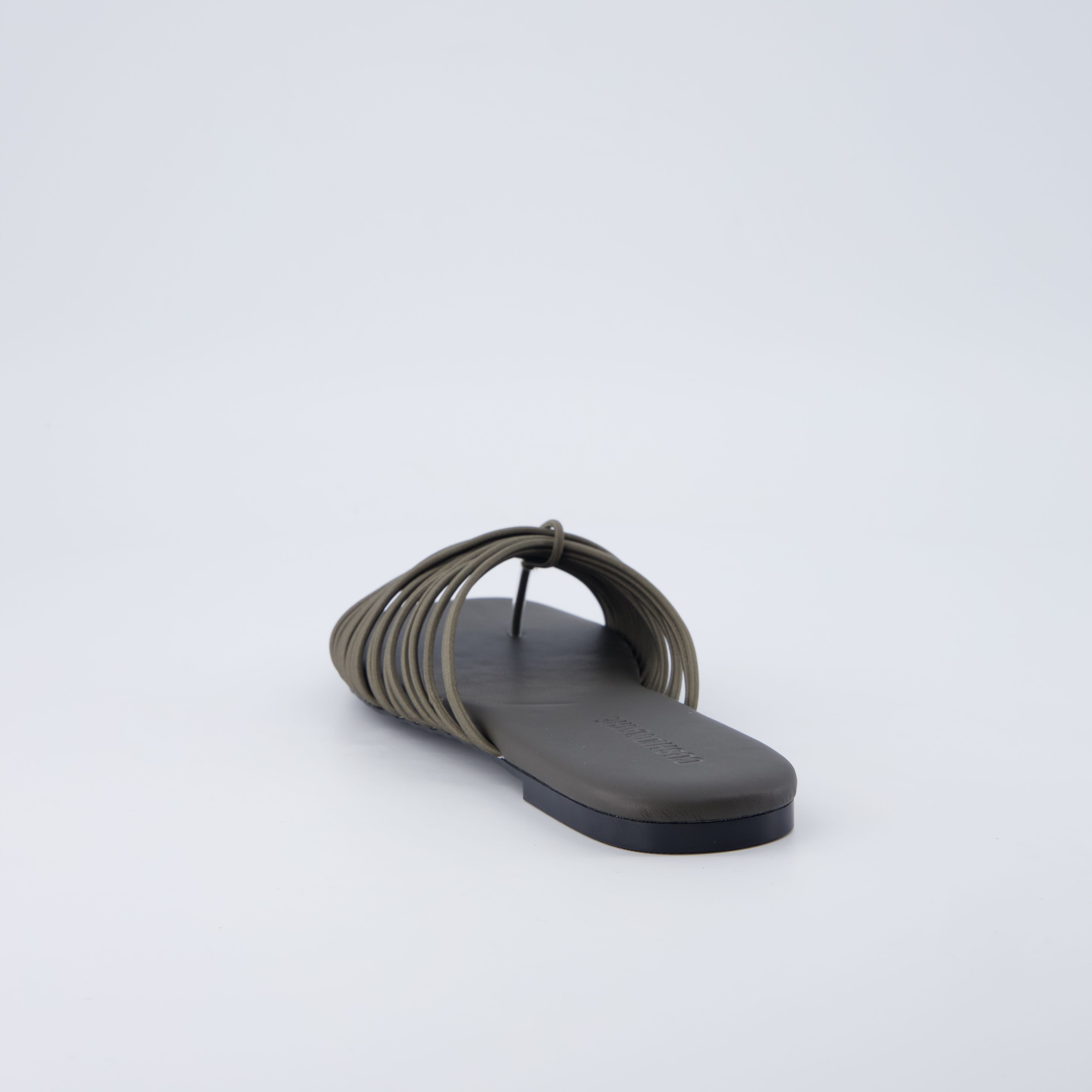 Lanky Strappy Sandals Khaki Medium