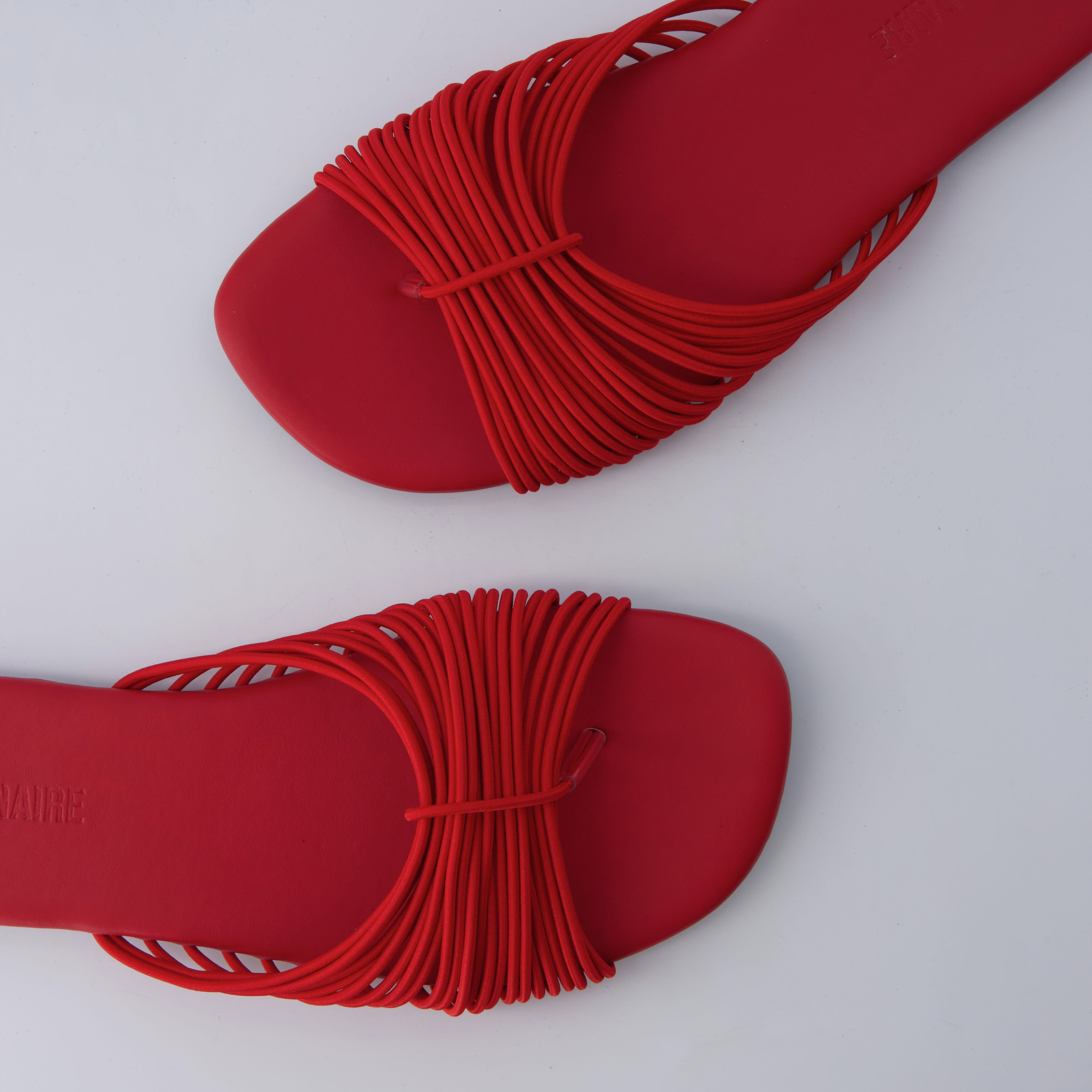 Lanky Strappy Sandals Red Medium