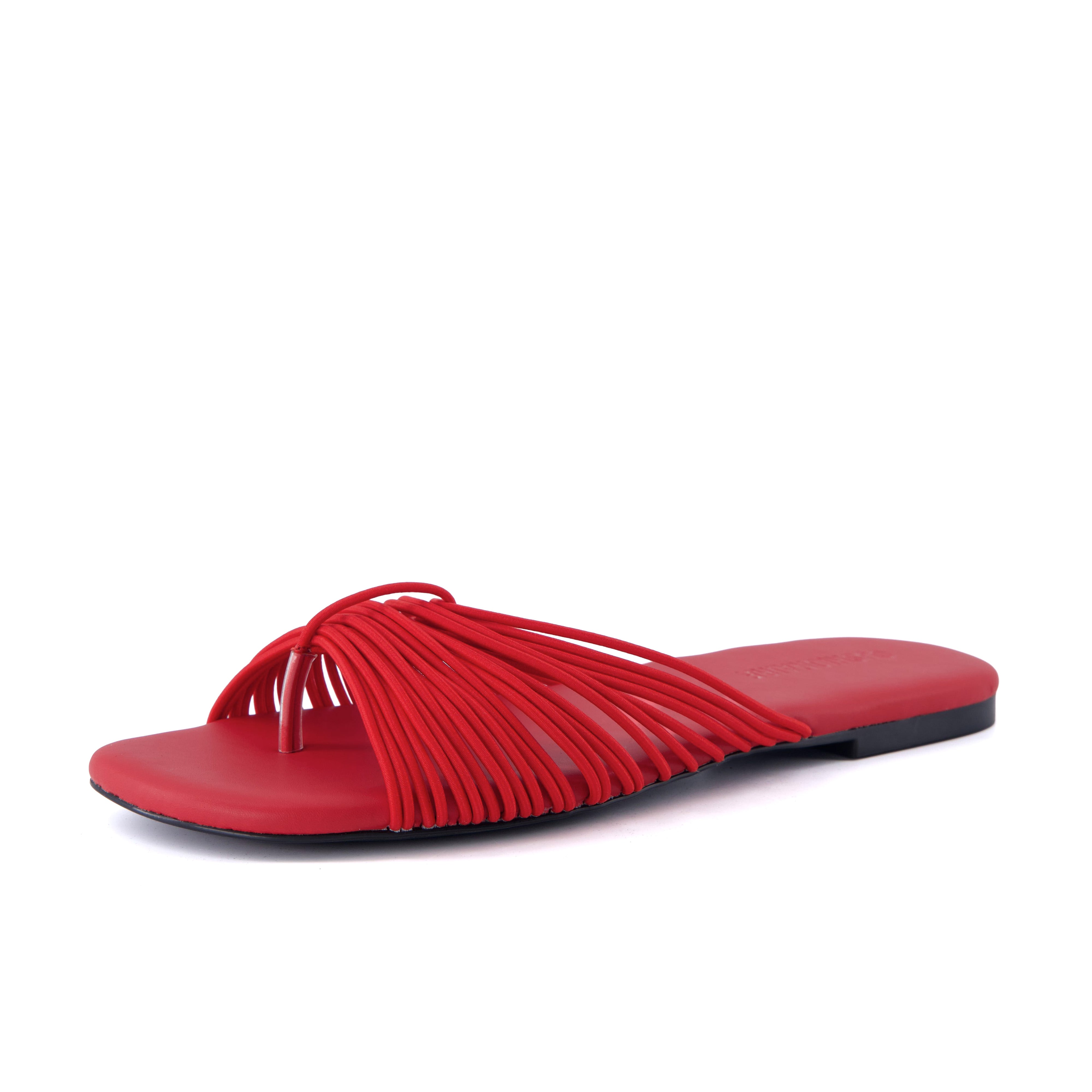 Lanky Strappy Sandals Red Medium