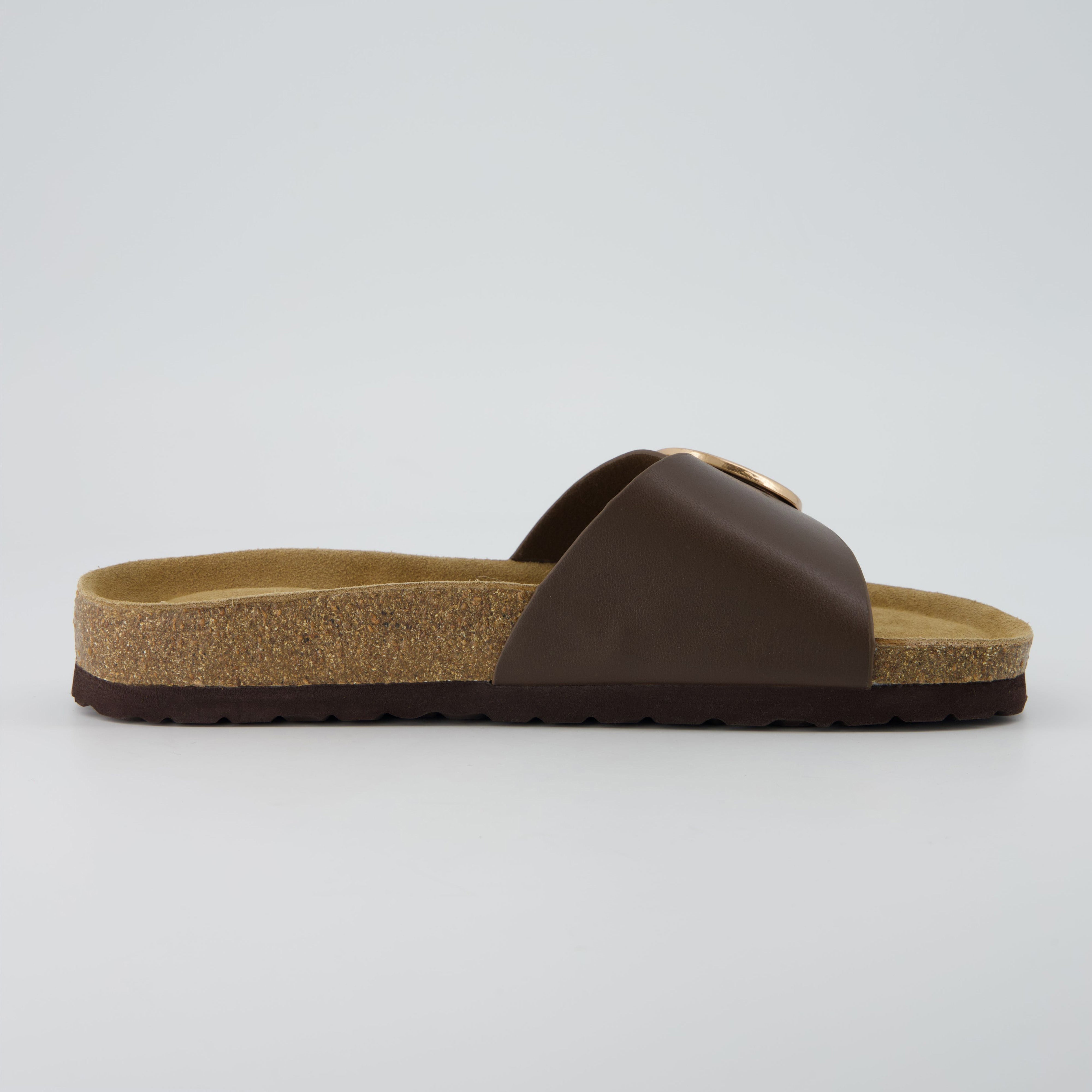 Leeds Cork Sandal Brown
