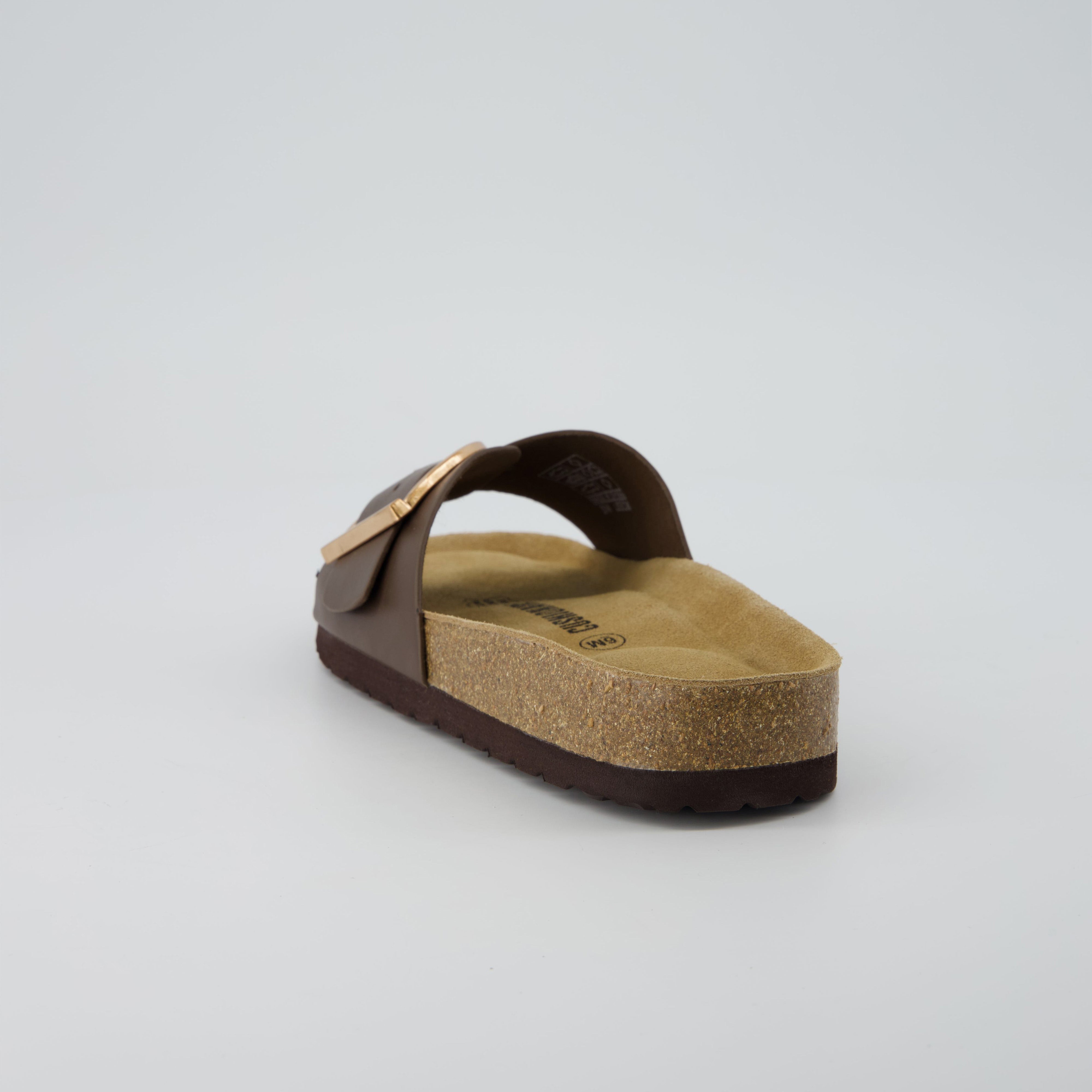 Leeds Cork Sandal Brown