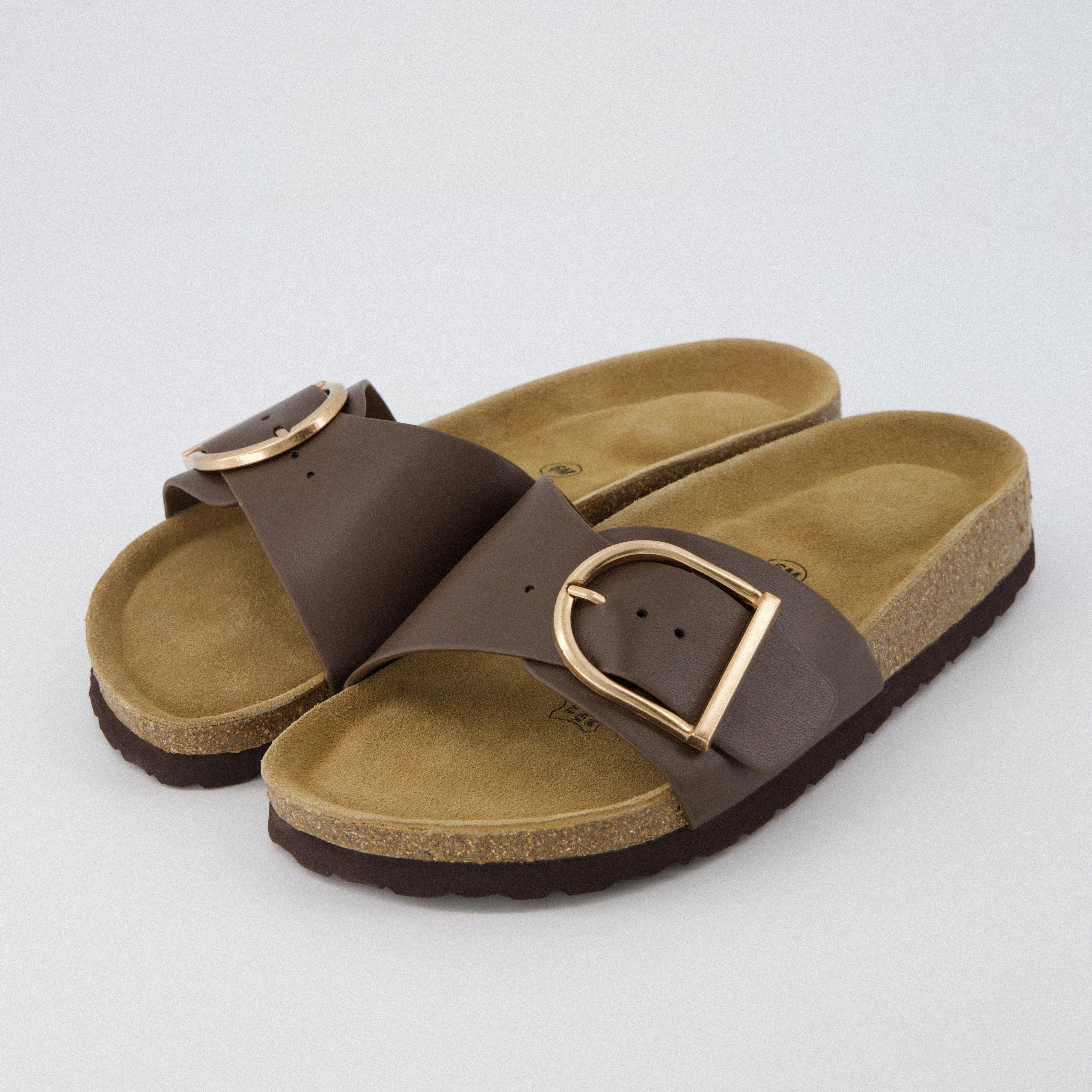 Leeds Cork Sandal Brown