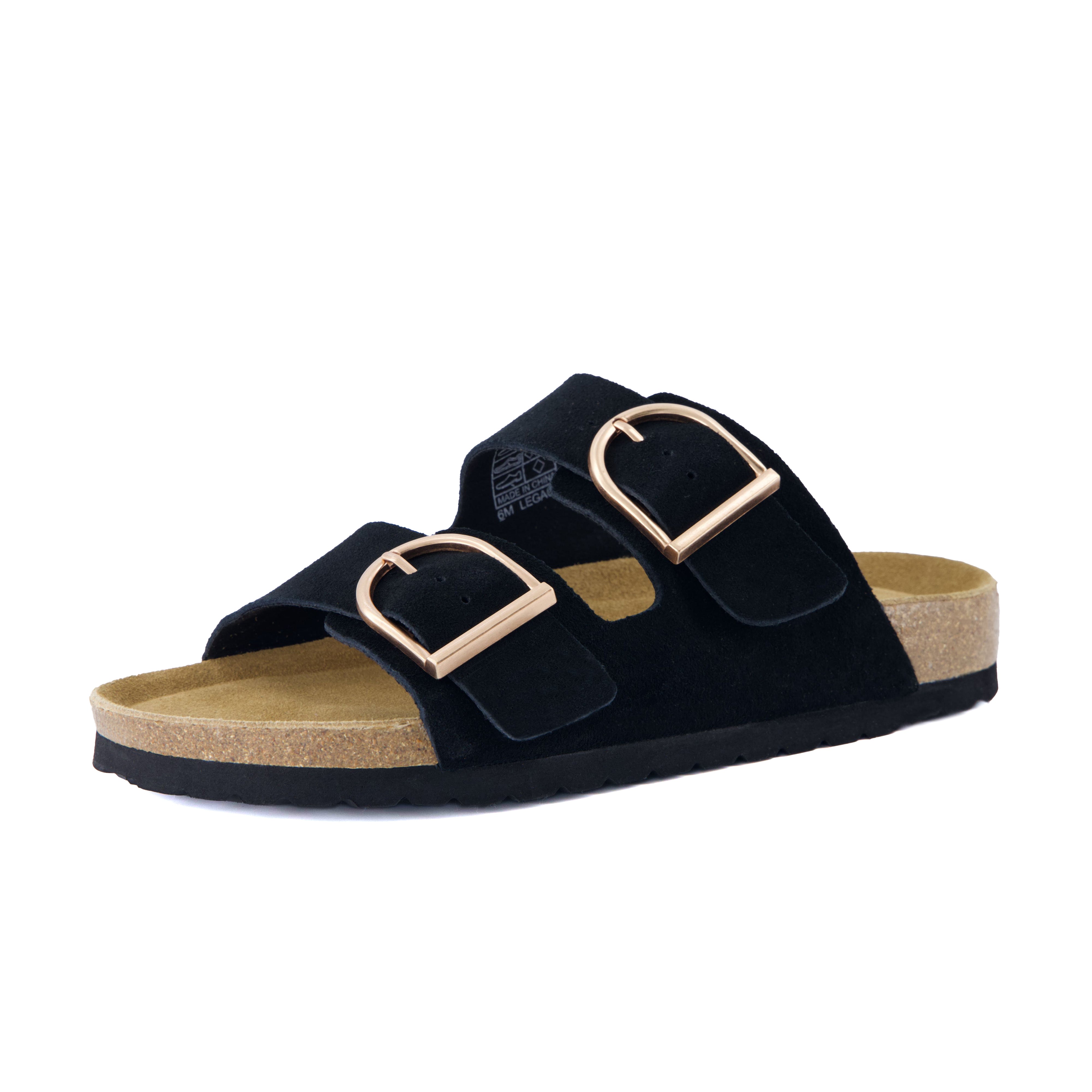Legacy Cork Footbed Sandals Black