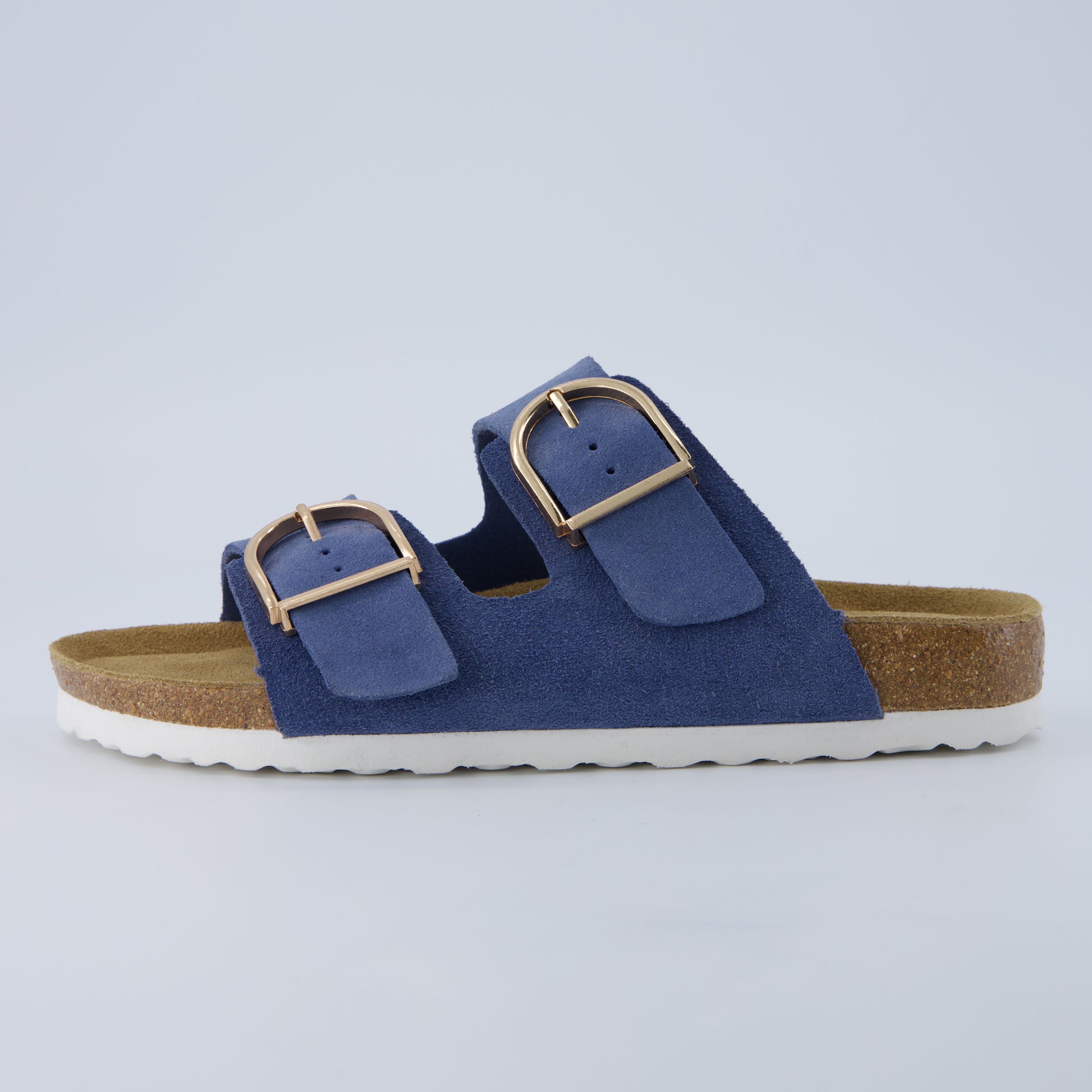 Legacy Cork Footbed Sandals Blue