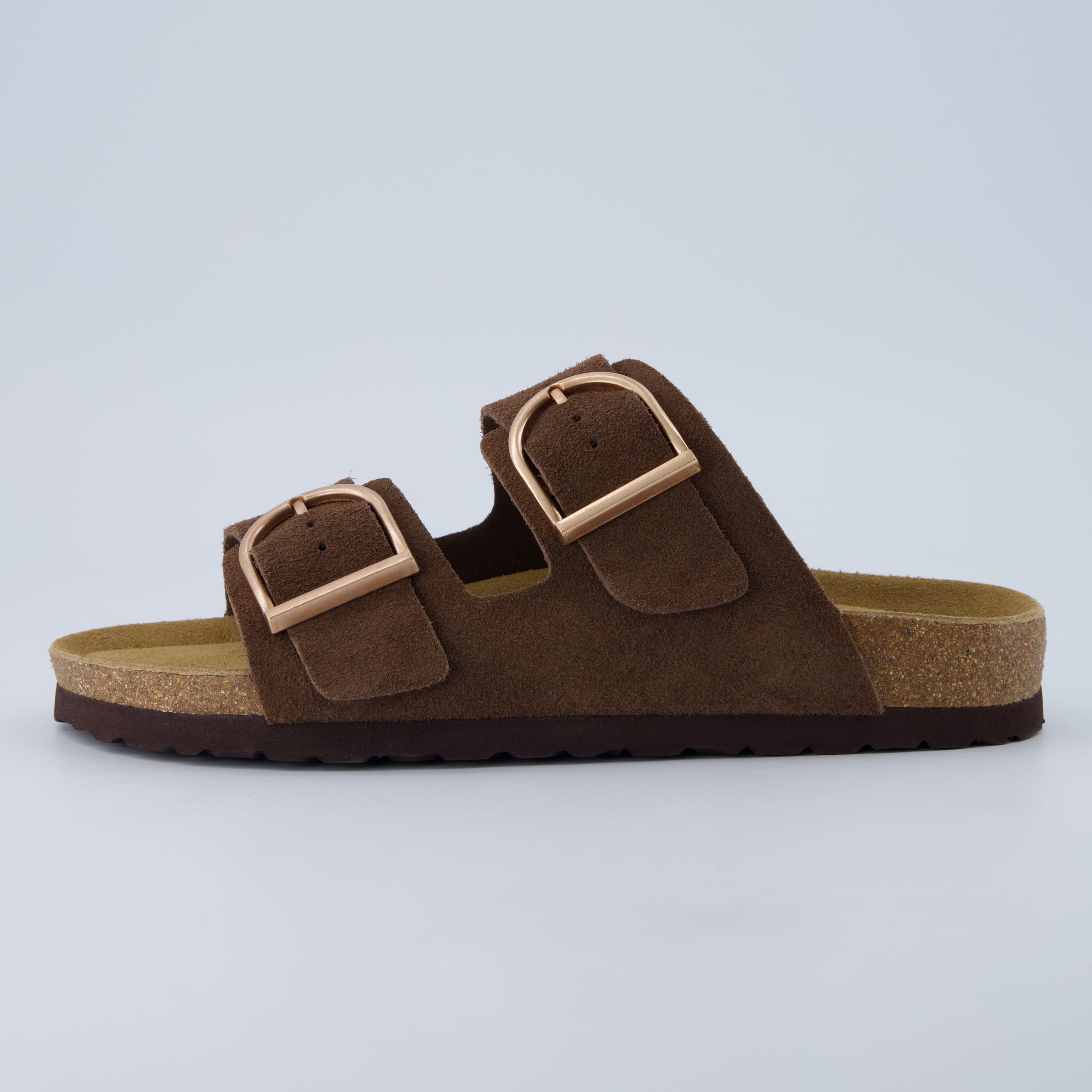 Legacy Cork Footbed Sandals Brown
