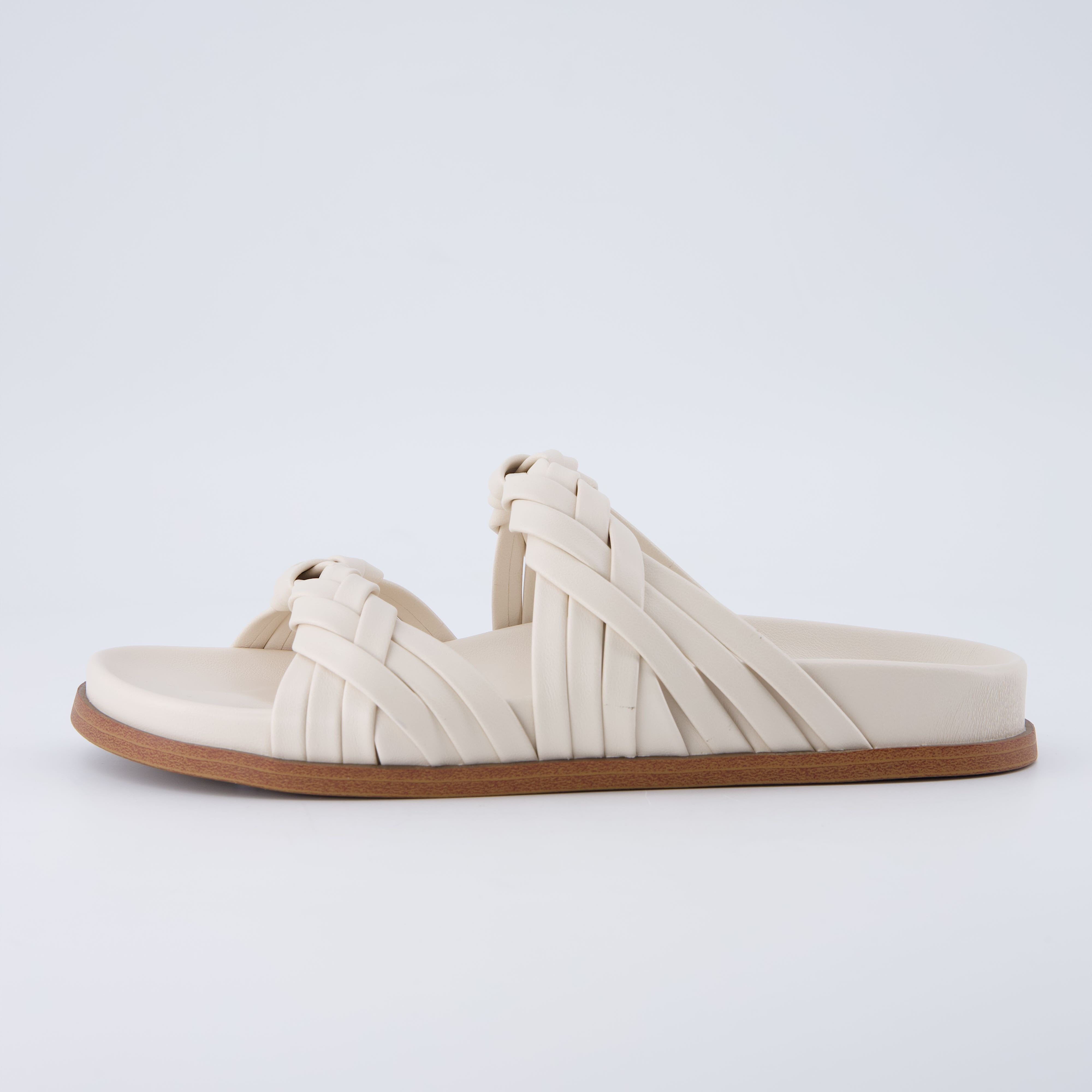 Lens Braided Strap Sandals