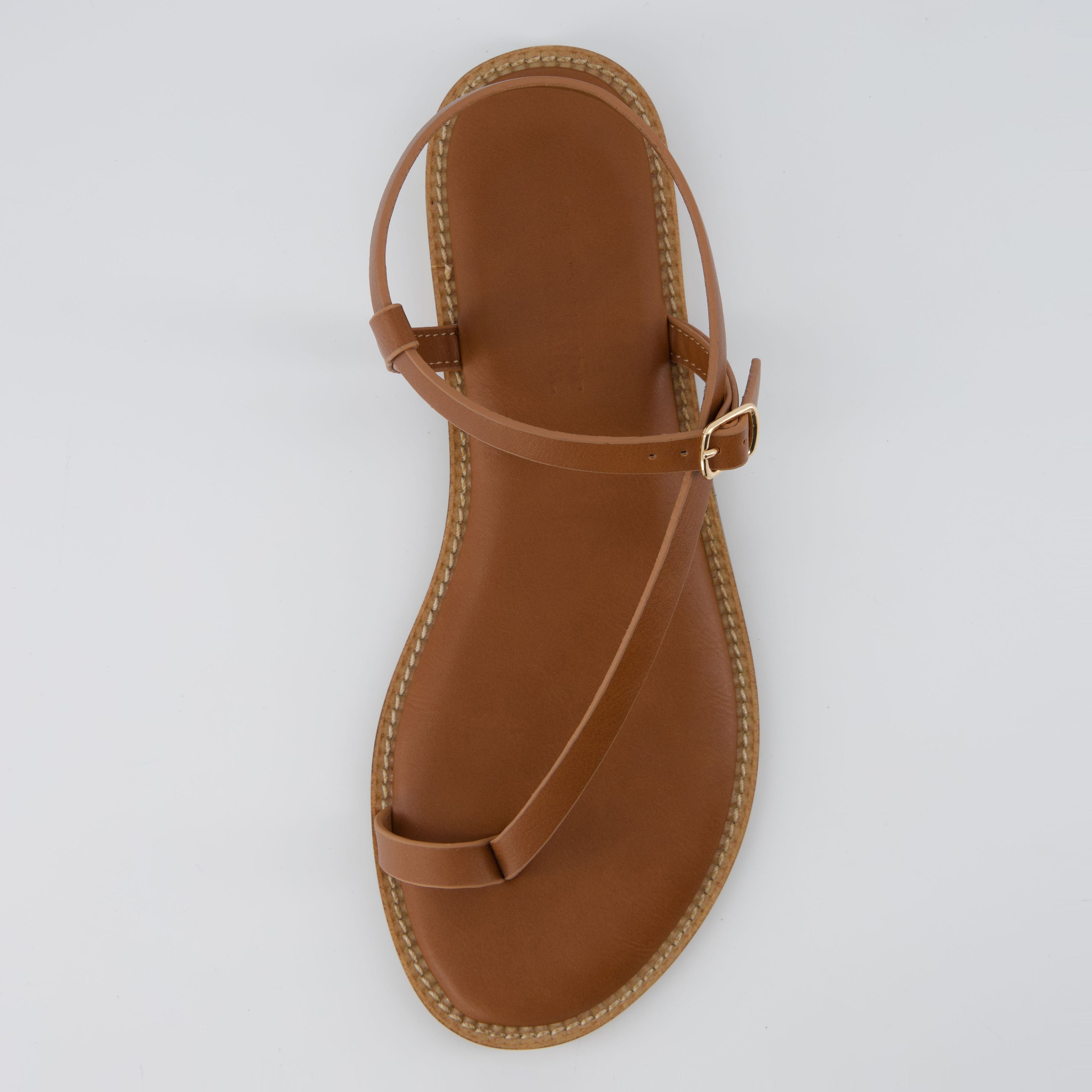 Life Strappy Flat Sandals Whiskey Medium
