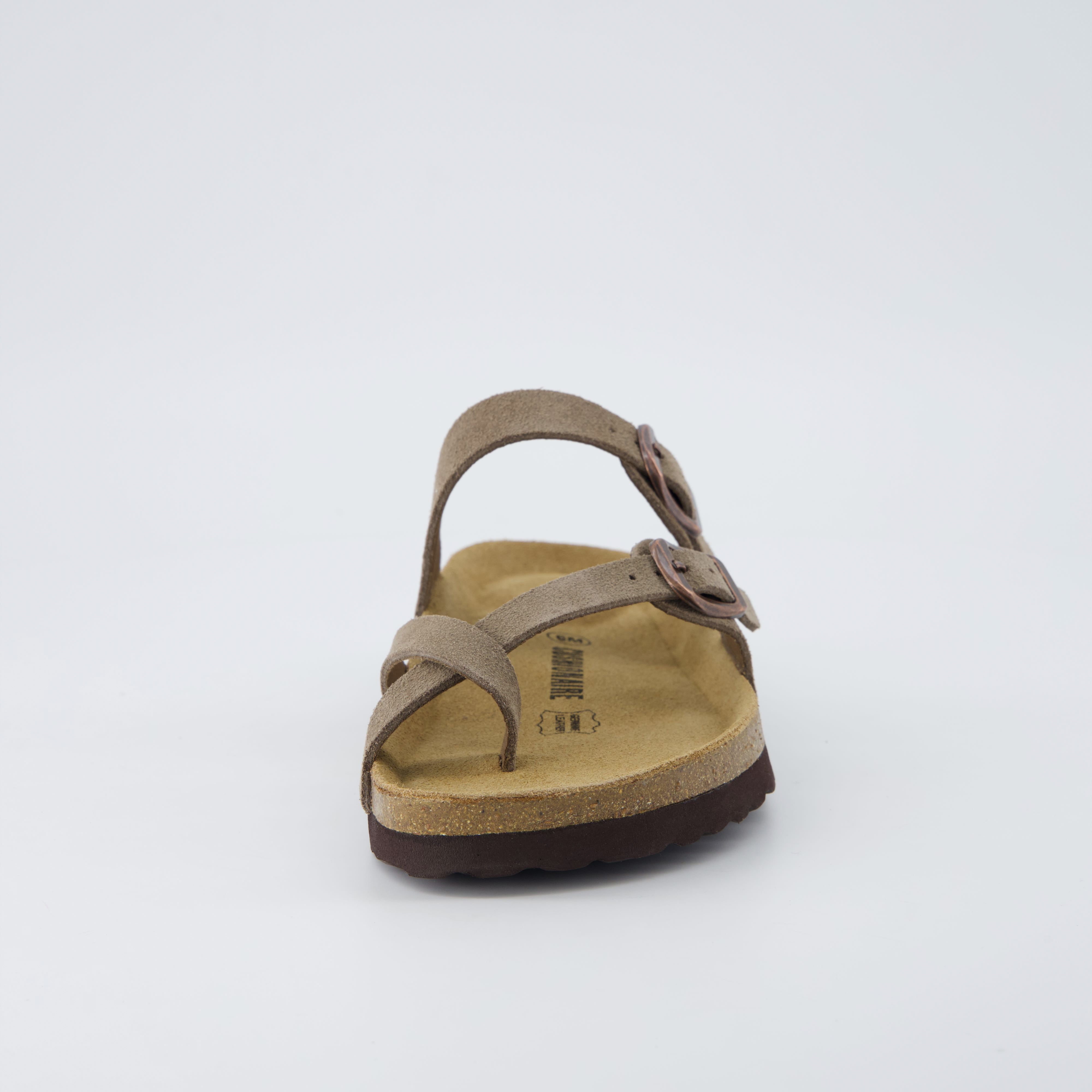 Lucky Cork Footbed Sandals Moss