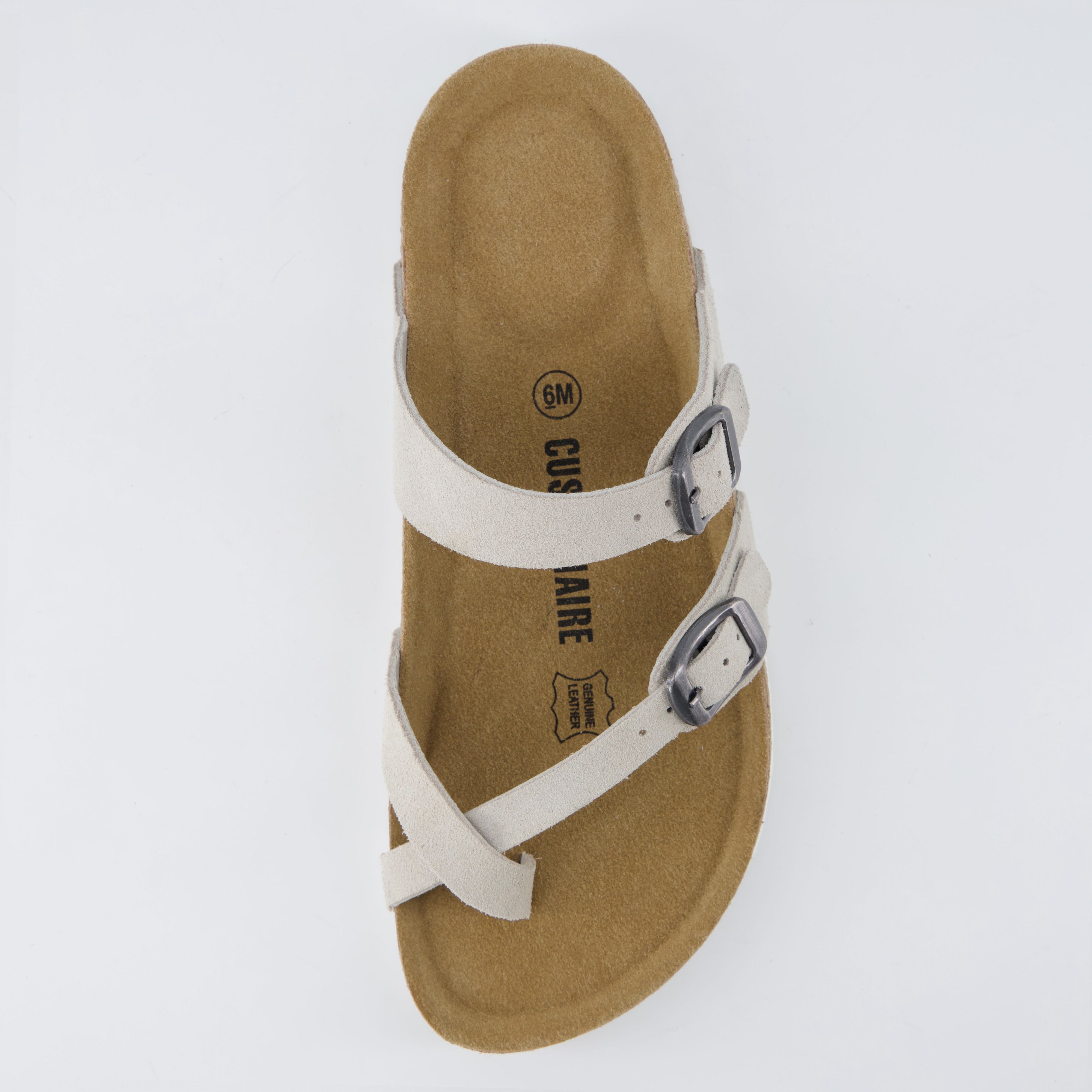 Lucky Cork Footbed Sandals Stone