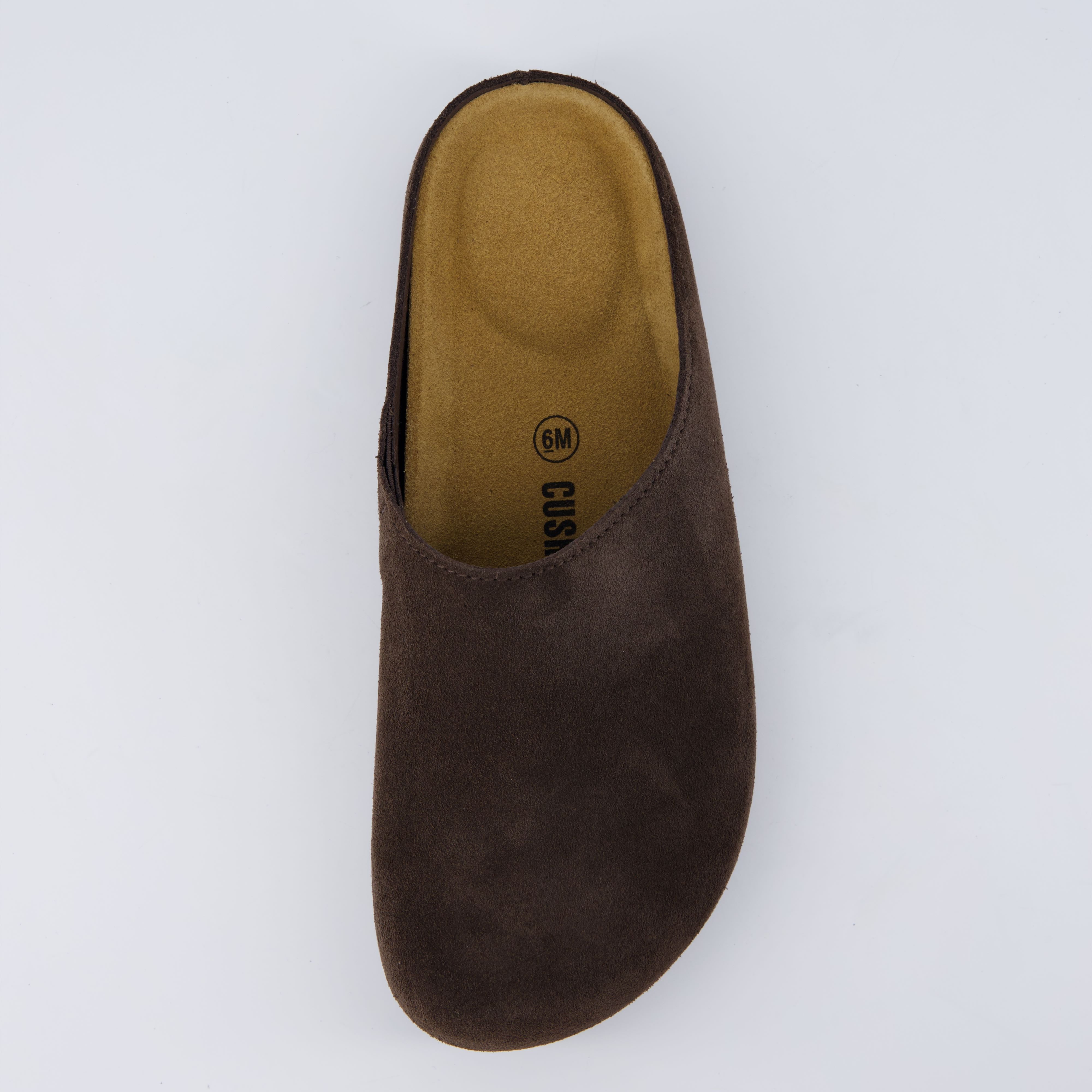 Lute Suede Clogs Chocolate
