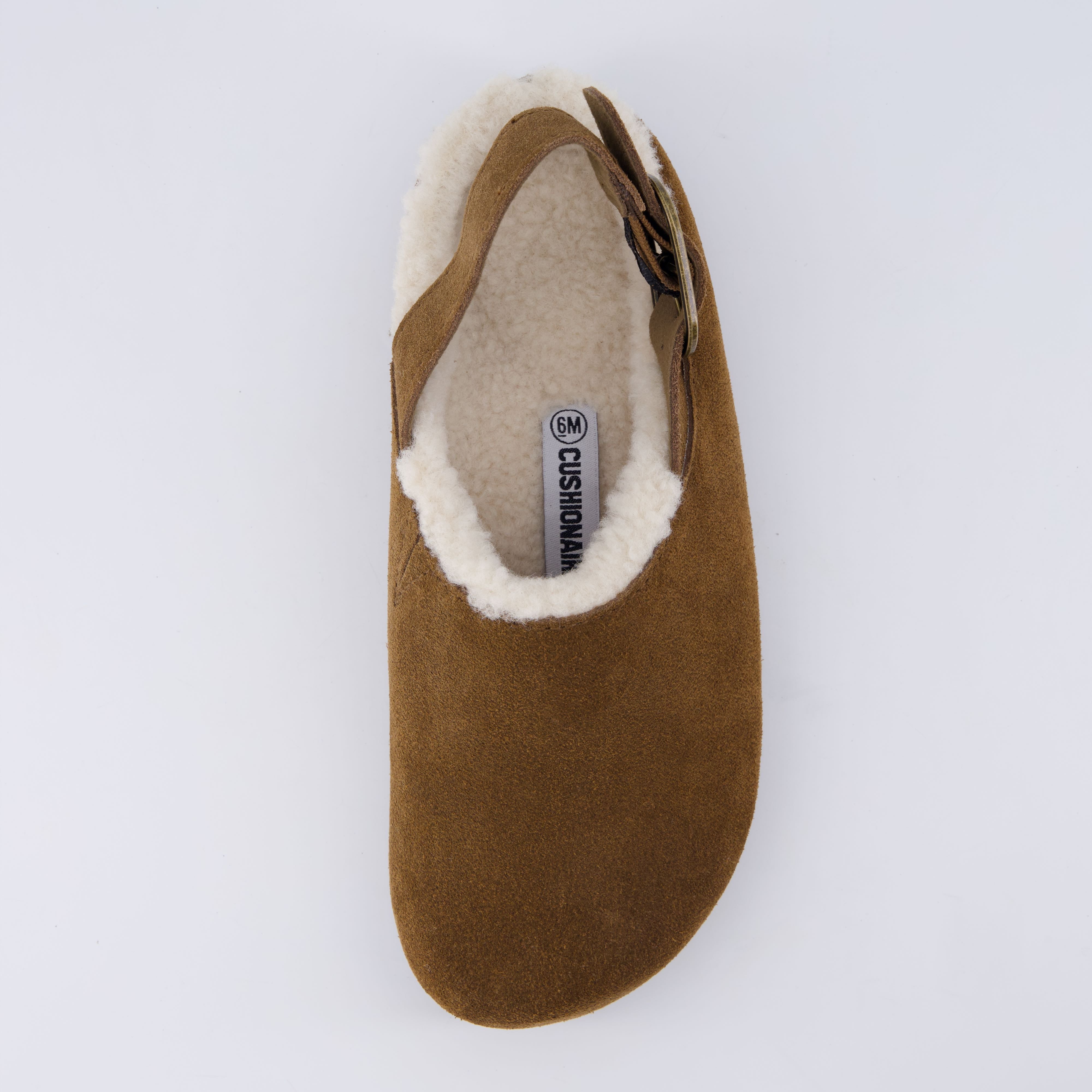 Luz Suede Clogs Brown