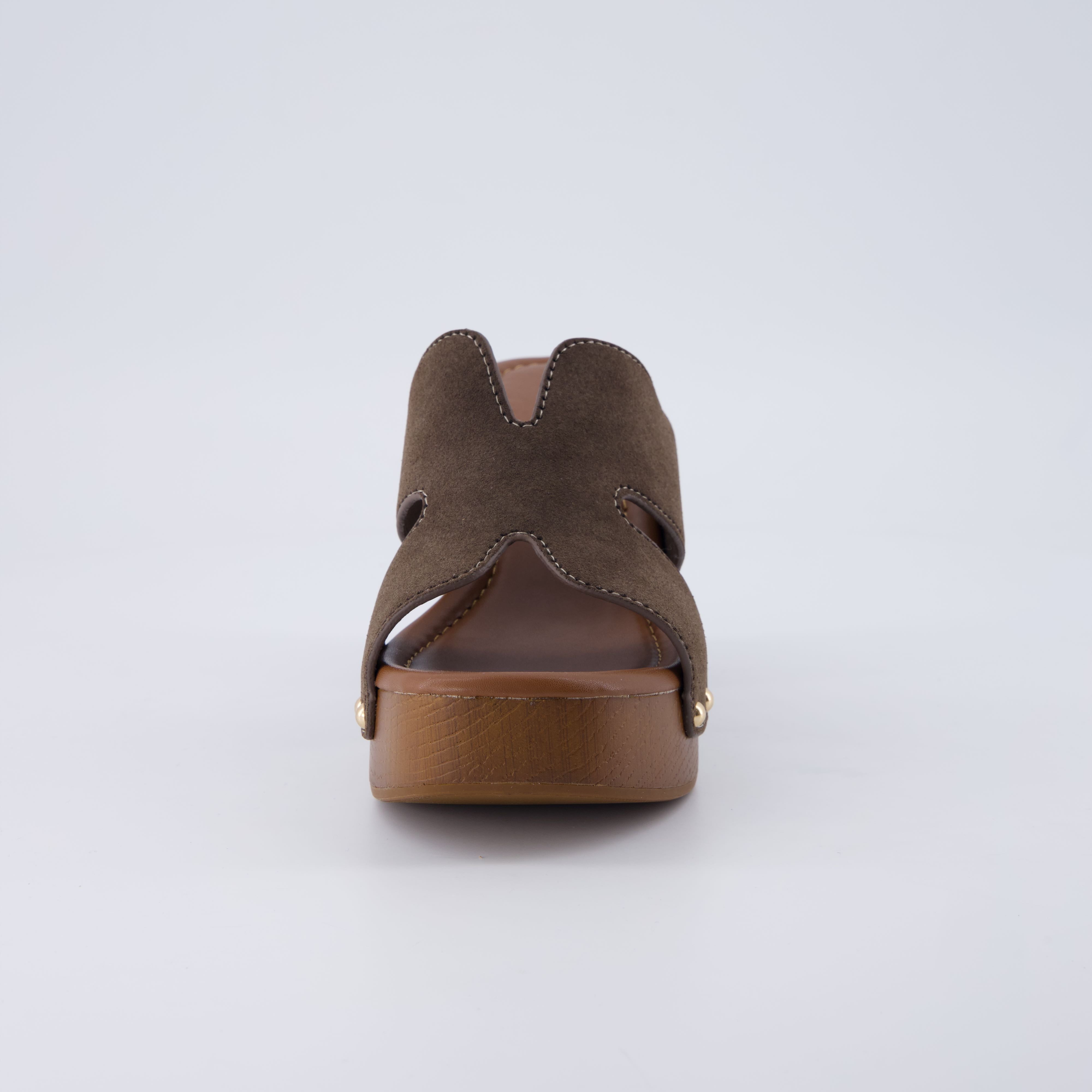 Markie Chunky Block Heel Sandals Chocolate Medium