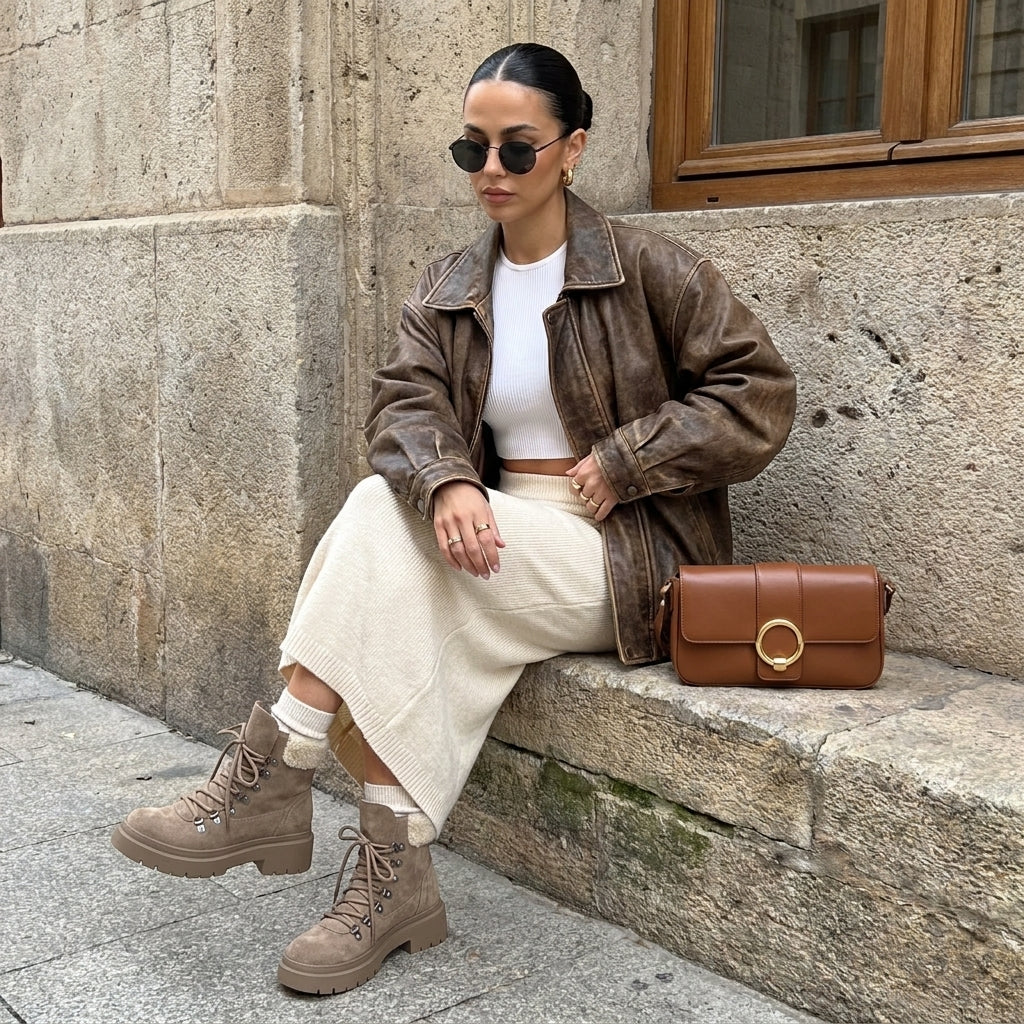 Maya Classic Ankle Boots Taupe Medium