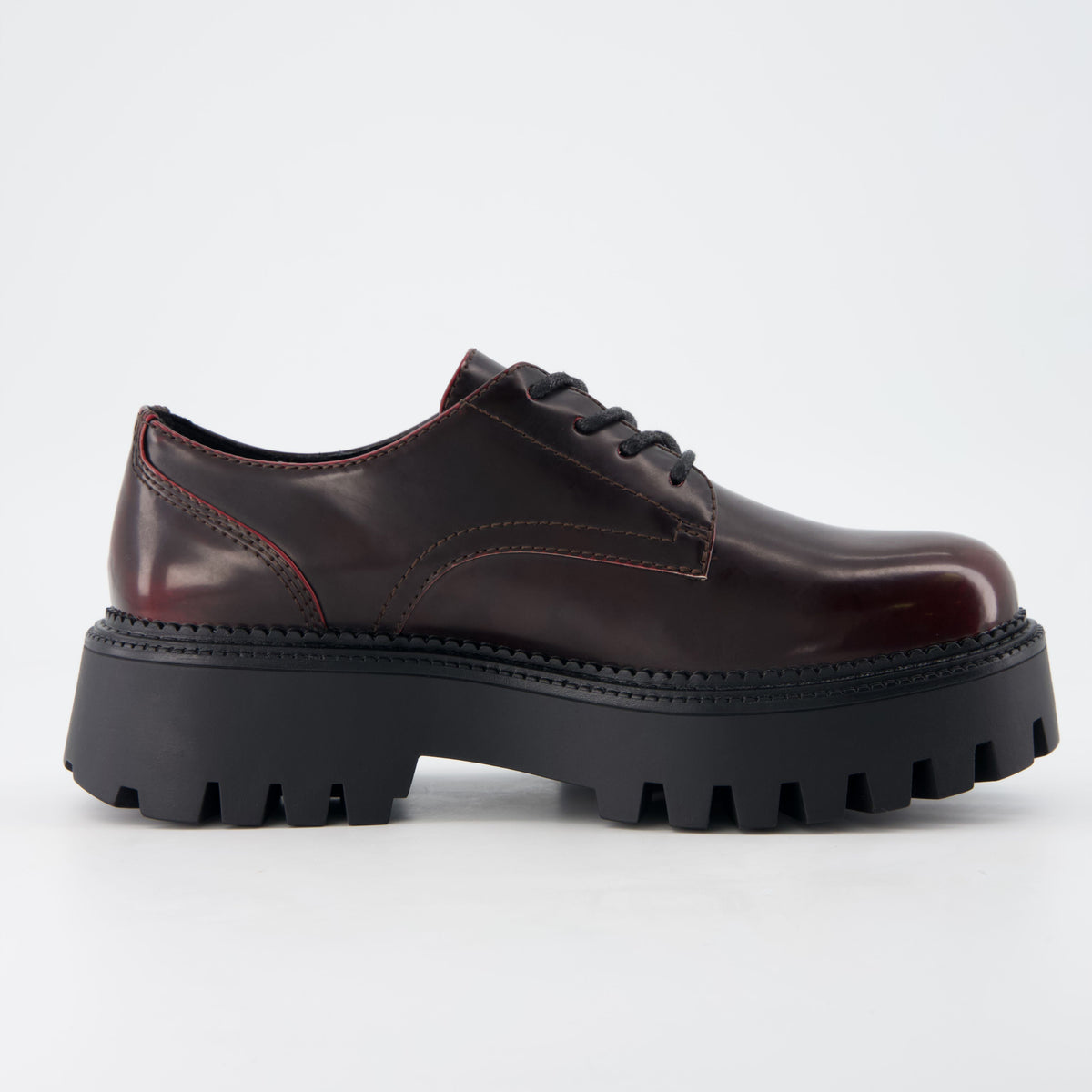 Meme Platform Oxford Shoes Dark Brown Medium