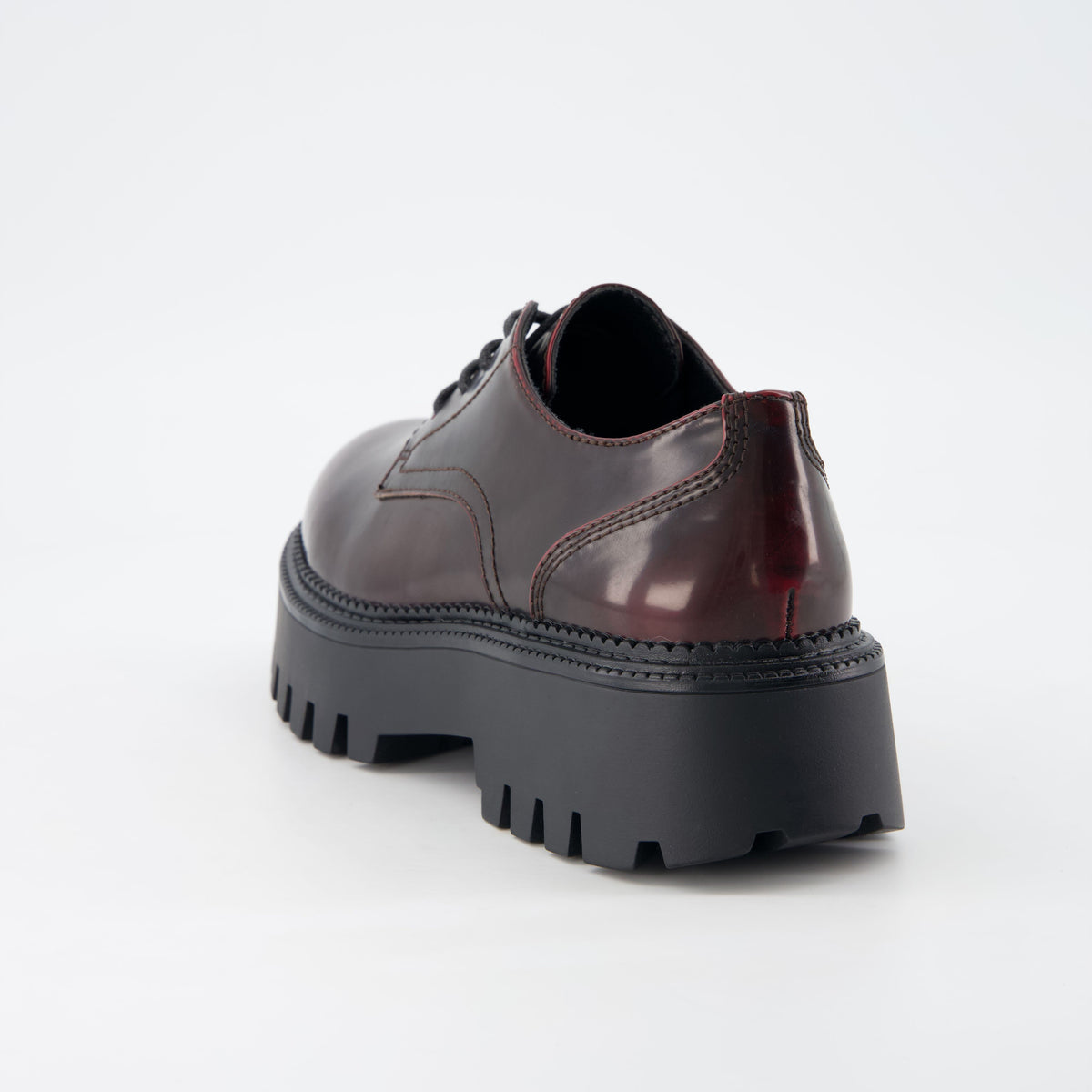 Meme Platform Oxford Shoes Dark Brown Medium