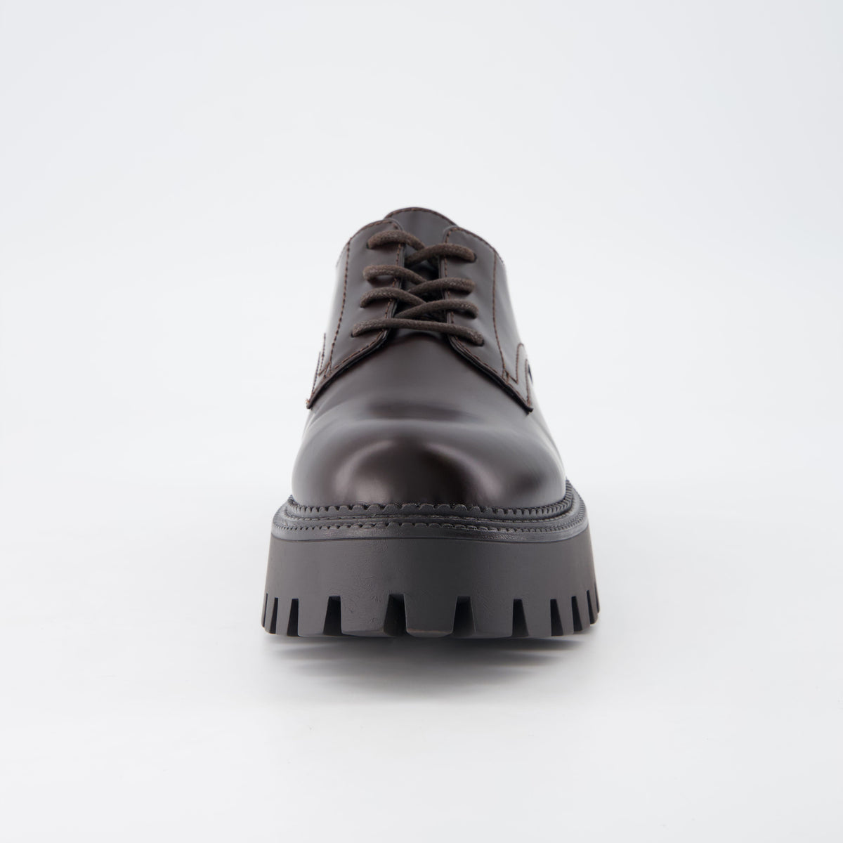 Meme Platform Oxford Shoes Dark Brown Medium