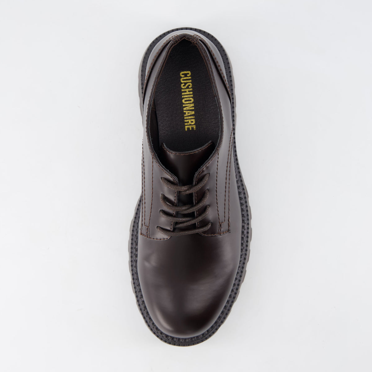 Meme Platform Oxford Shoes Dark Brown Medium